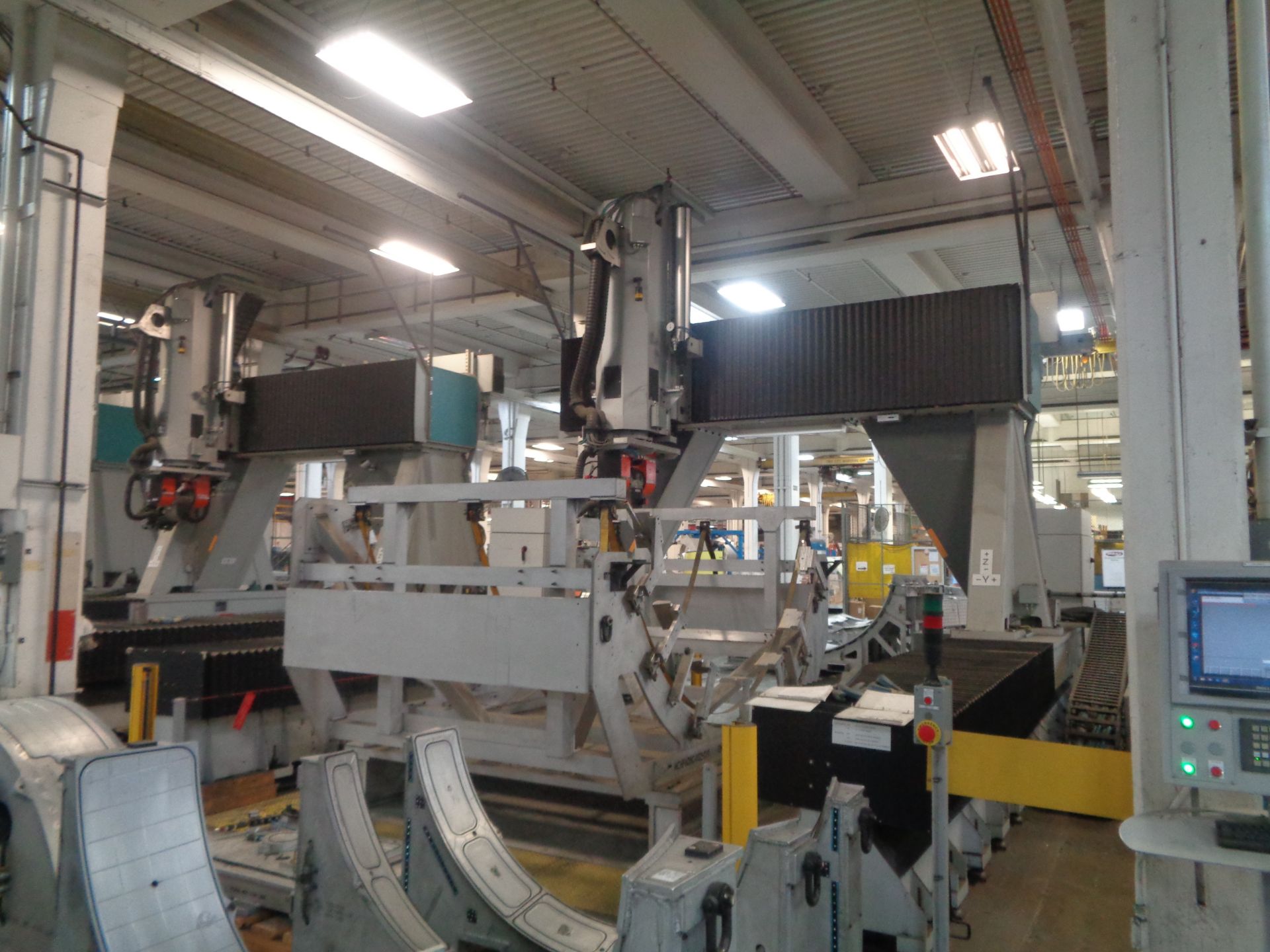 2009 Flow 4 Spindle Multi-Axis CNC Gantry Drill Perforation machine. - Image 22 of 30