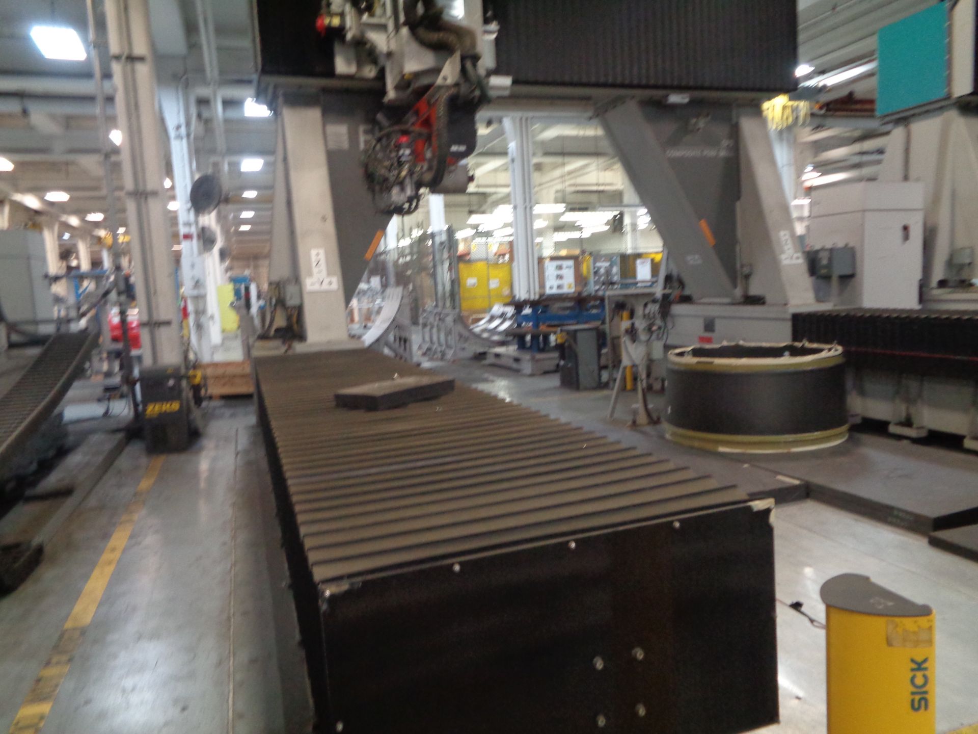 2009 Flow 4 Spindle Multi-Axis CNC Gantry Drill Perforation machine. - Image 25 of 31