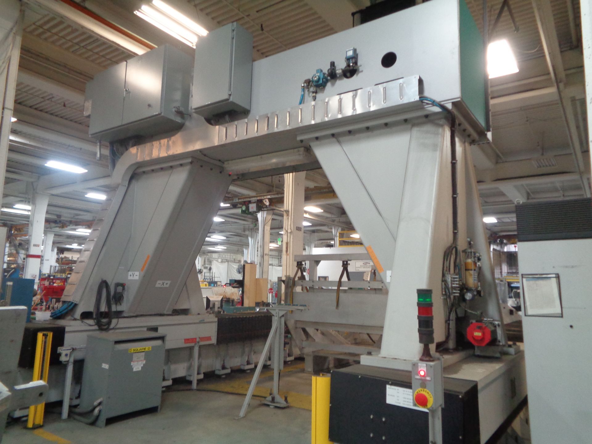 2009 Flow 4 Spindle Multi-Axis CNC Gantry Drill Perforation machine. - Image 11 of 30