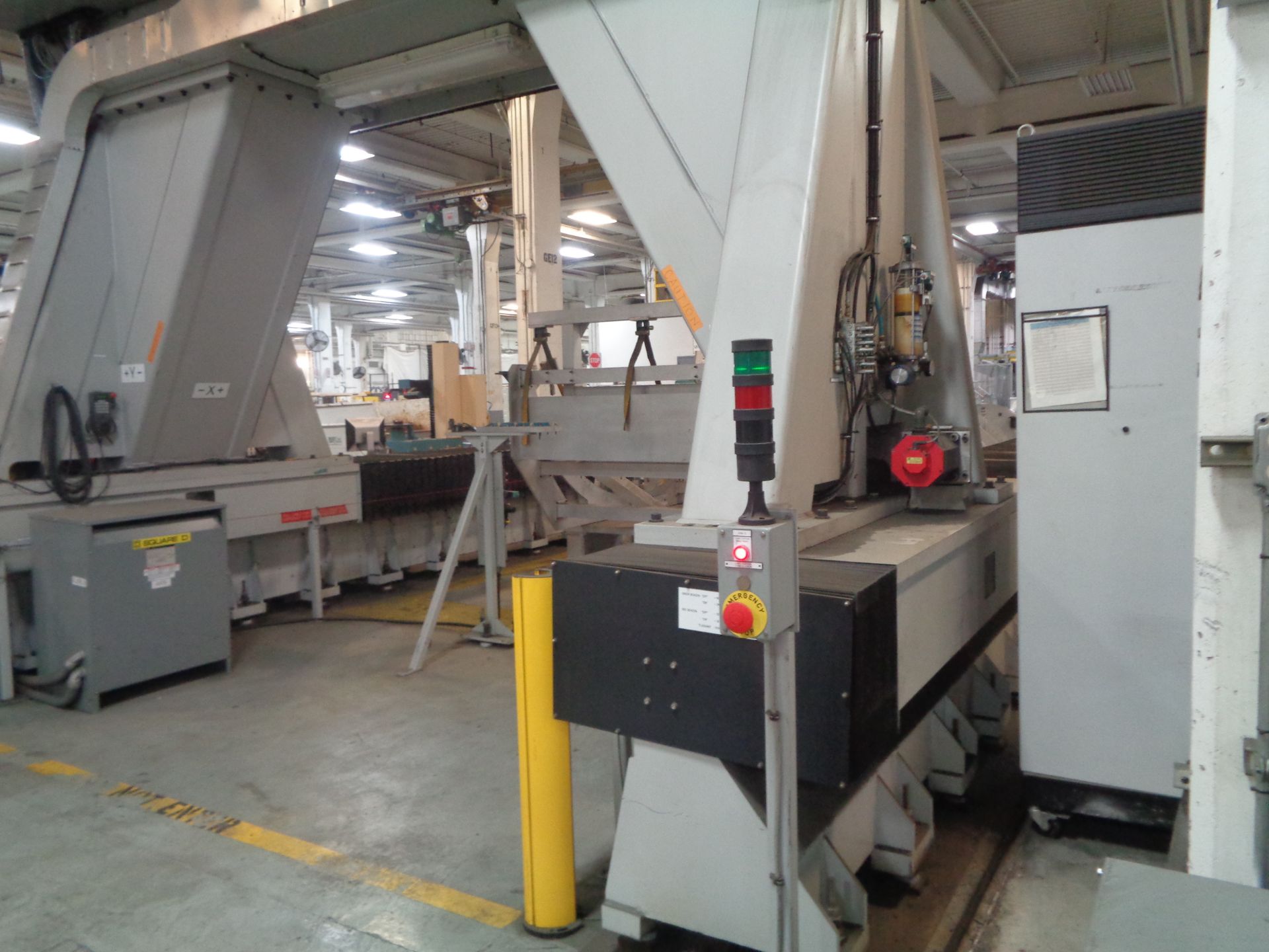 2009 Flow 4 Spindle Multi-Axis CNC Gantry Drill Perforation machine. - Image 13 of 30