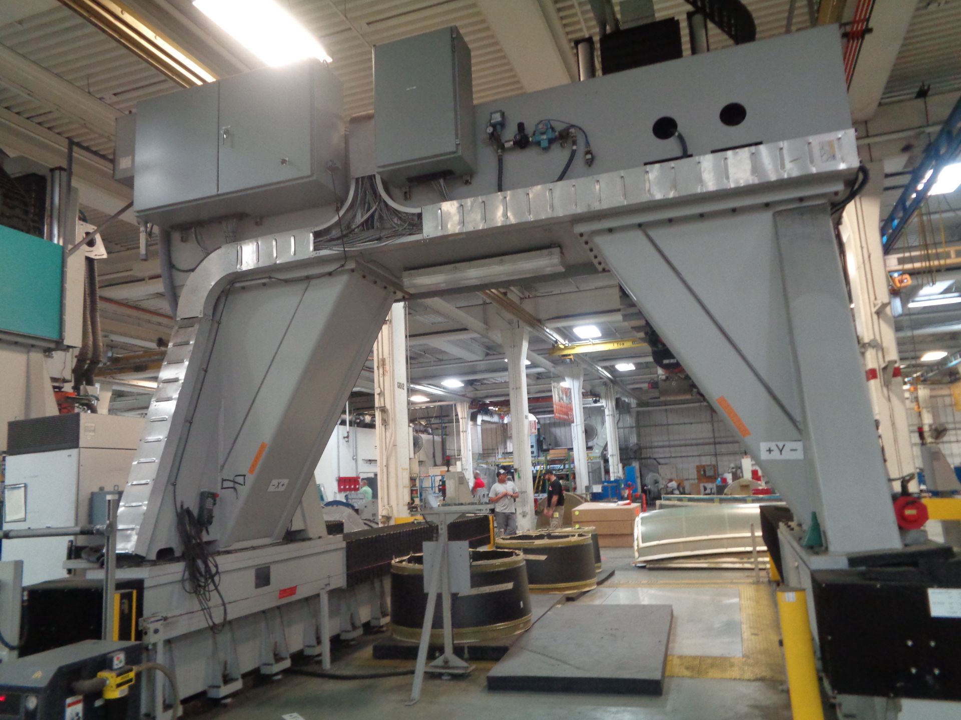 2009 Flow 4 Spindle Multi-Axis CNC Gantry Drill Perforation machine. - Image 20 of 31