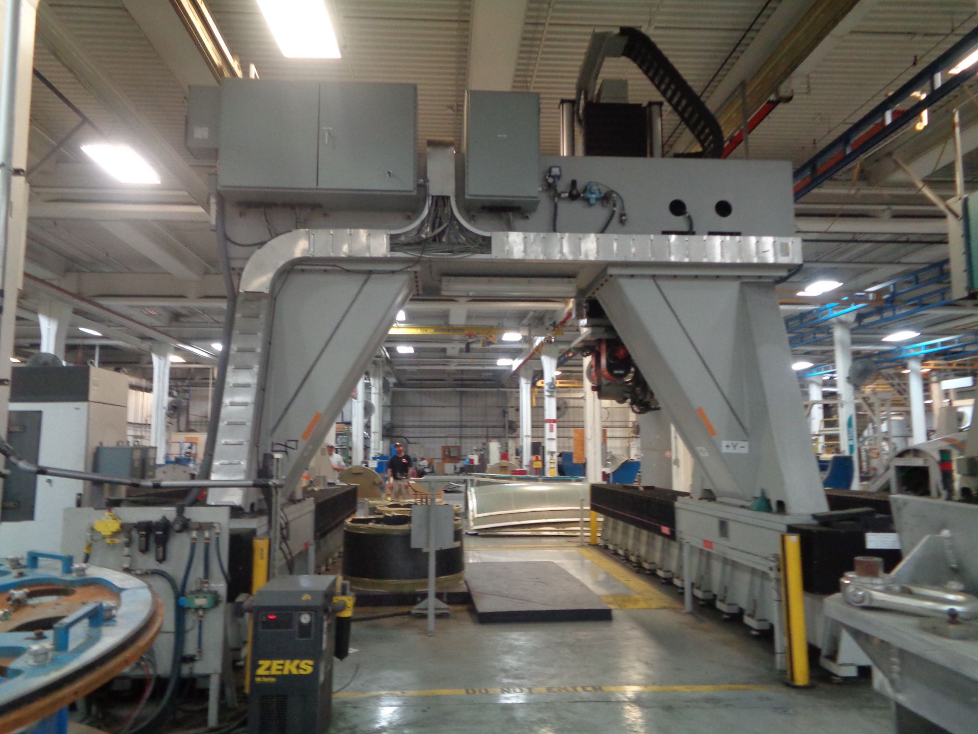 2009 Flow 4 Spindle Multi-Axis CNC Gantry Drill Perforation machine. - Image 19 of 31