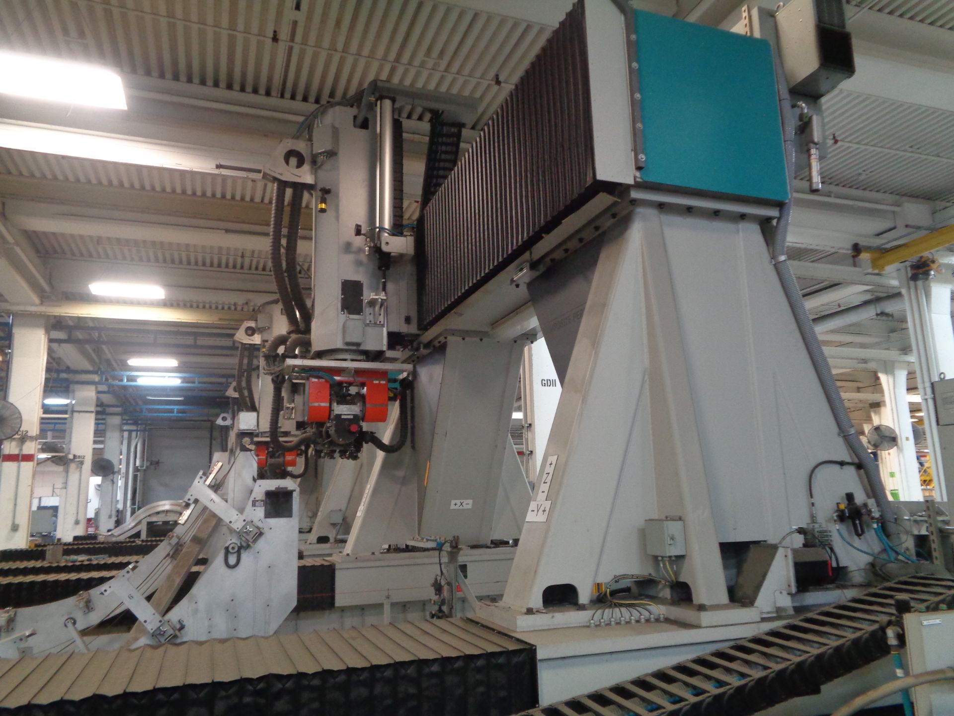 2009 Flow 4 Spindle Multi-Axis CNC Gantry Drill Perforation machine. - Image 28 of 30