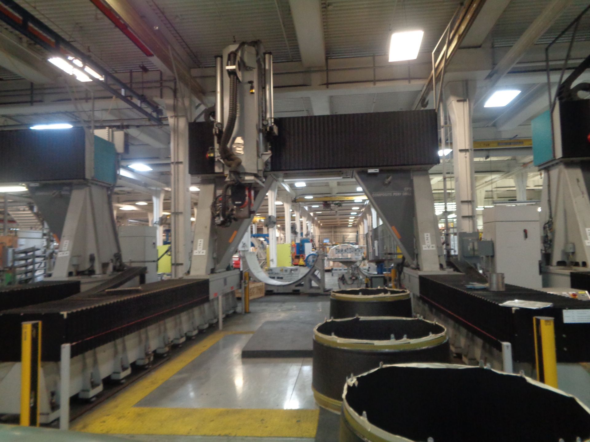 2009 Flow 4 Spindle Multi-Axis CNC Gantry Drill Perforation machine. - Image 8 of 31