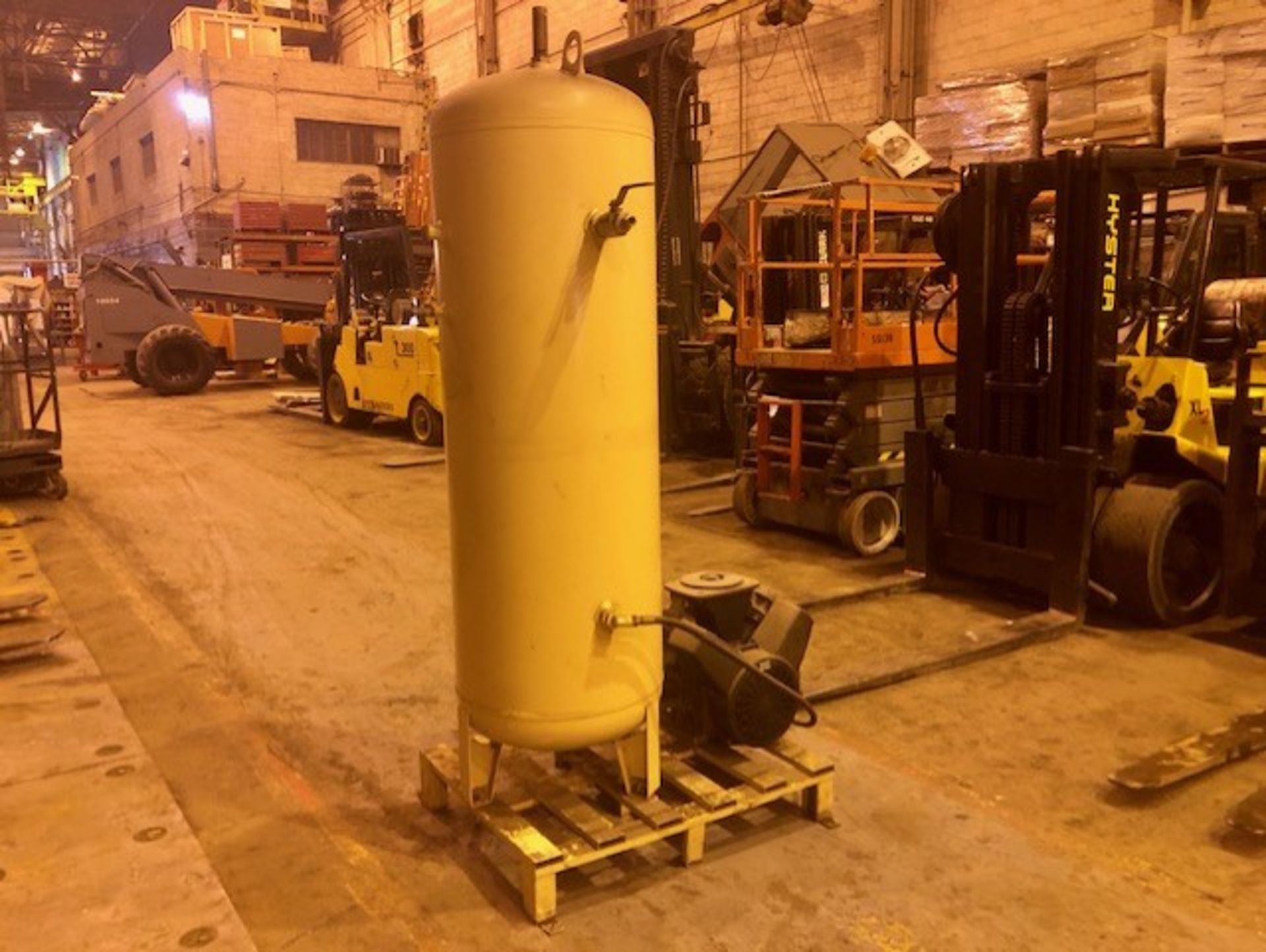 Atlas Copco Air Compressor with Tank