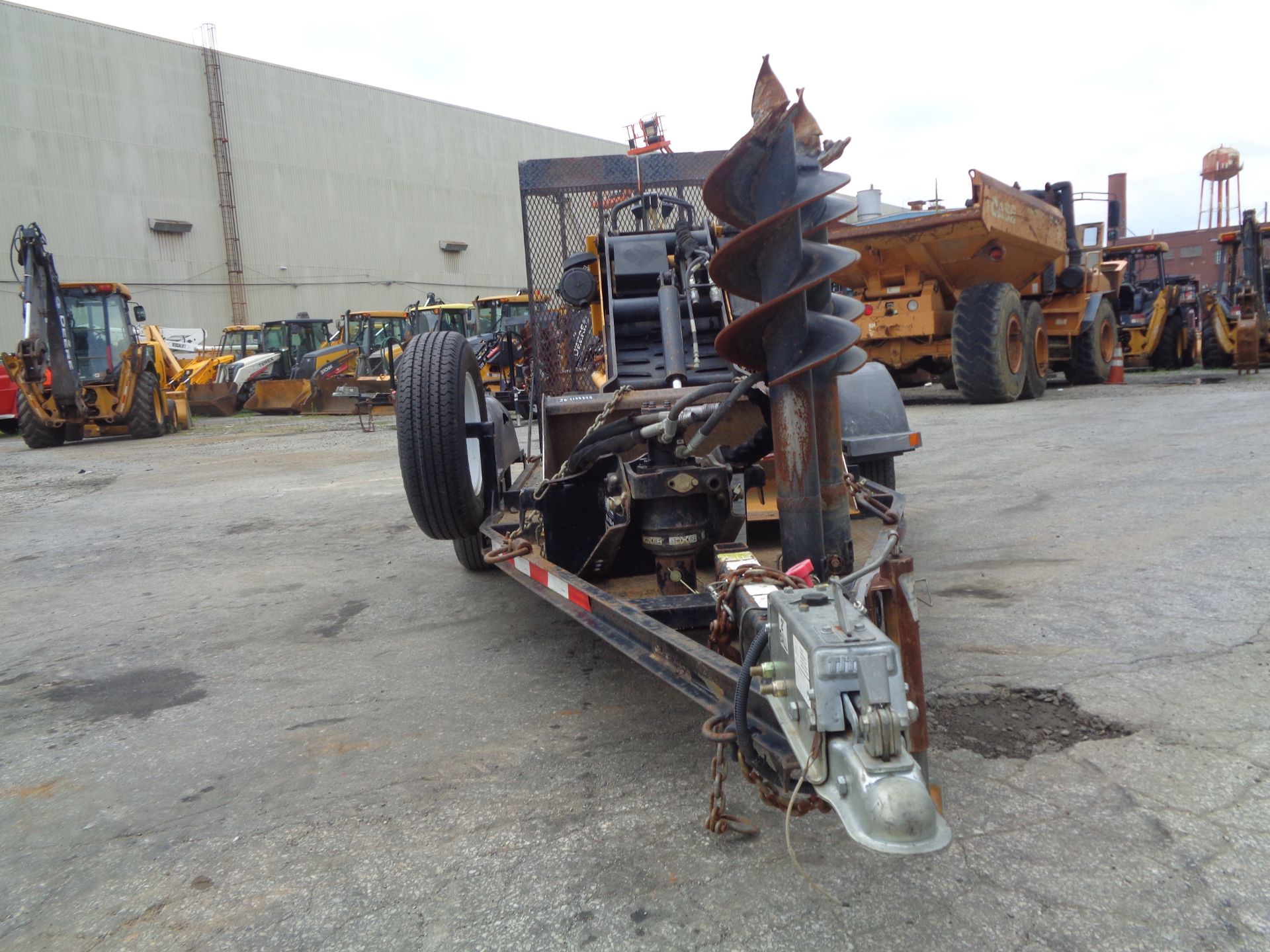 2014 Boxer 320 Walk Behind Skid Steer with Trailer - Image 5 of 9