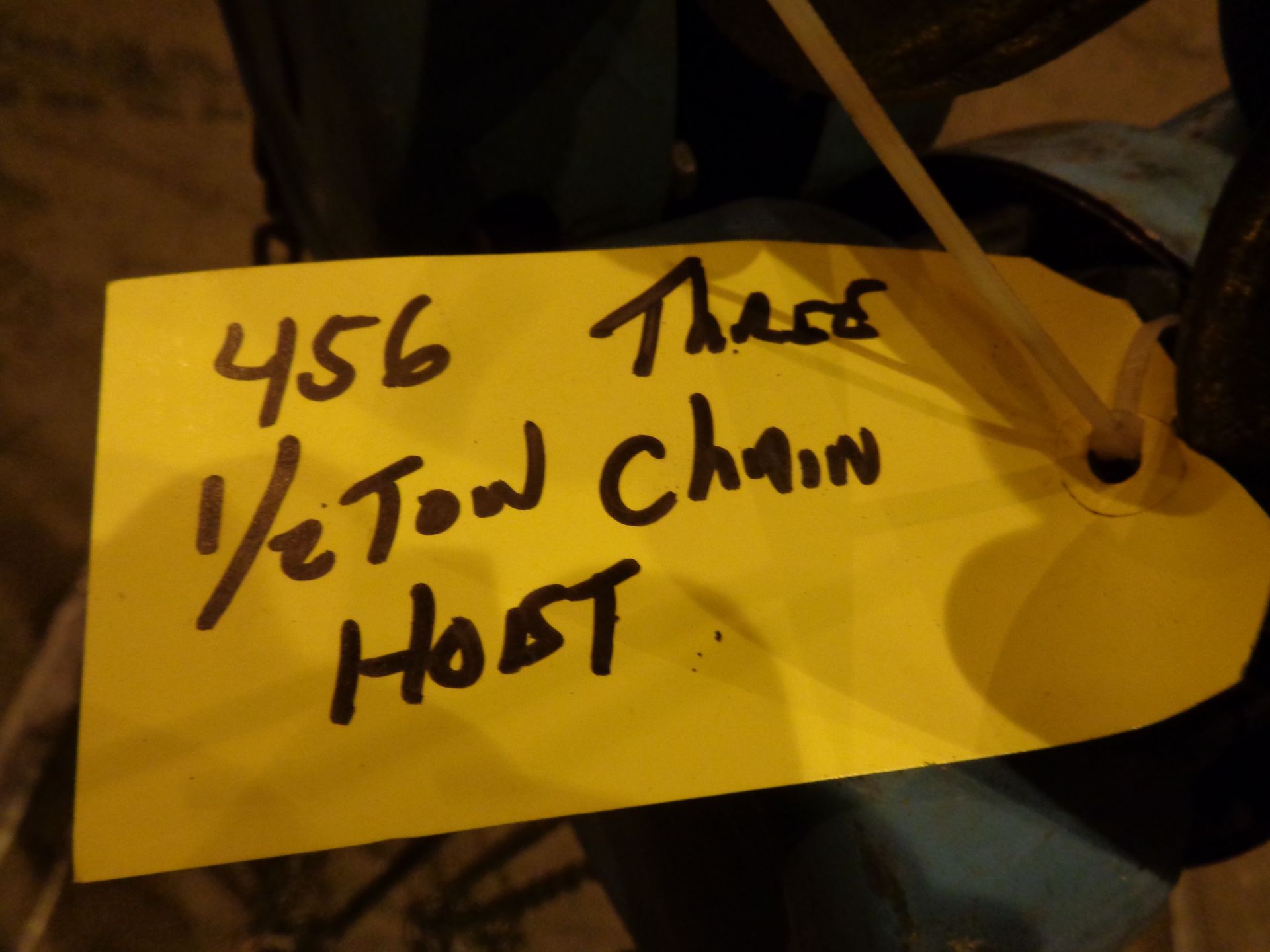 Three 1/2 Ton Chain Hoist (#456) - Image 7 of 7