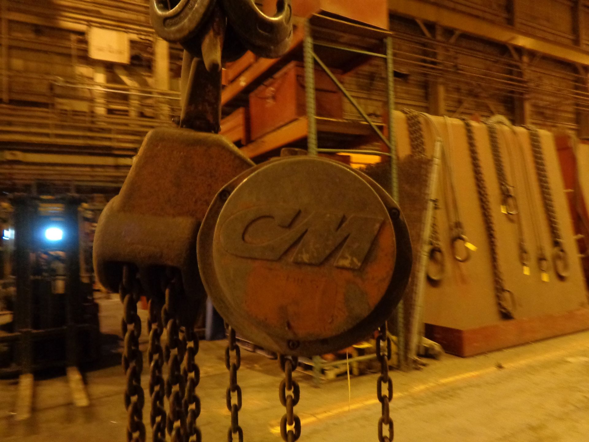 10 Ton CM Chain Hoist (#451) - Image 3 of 14