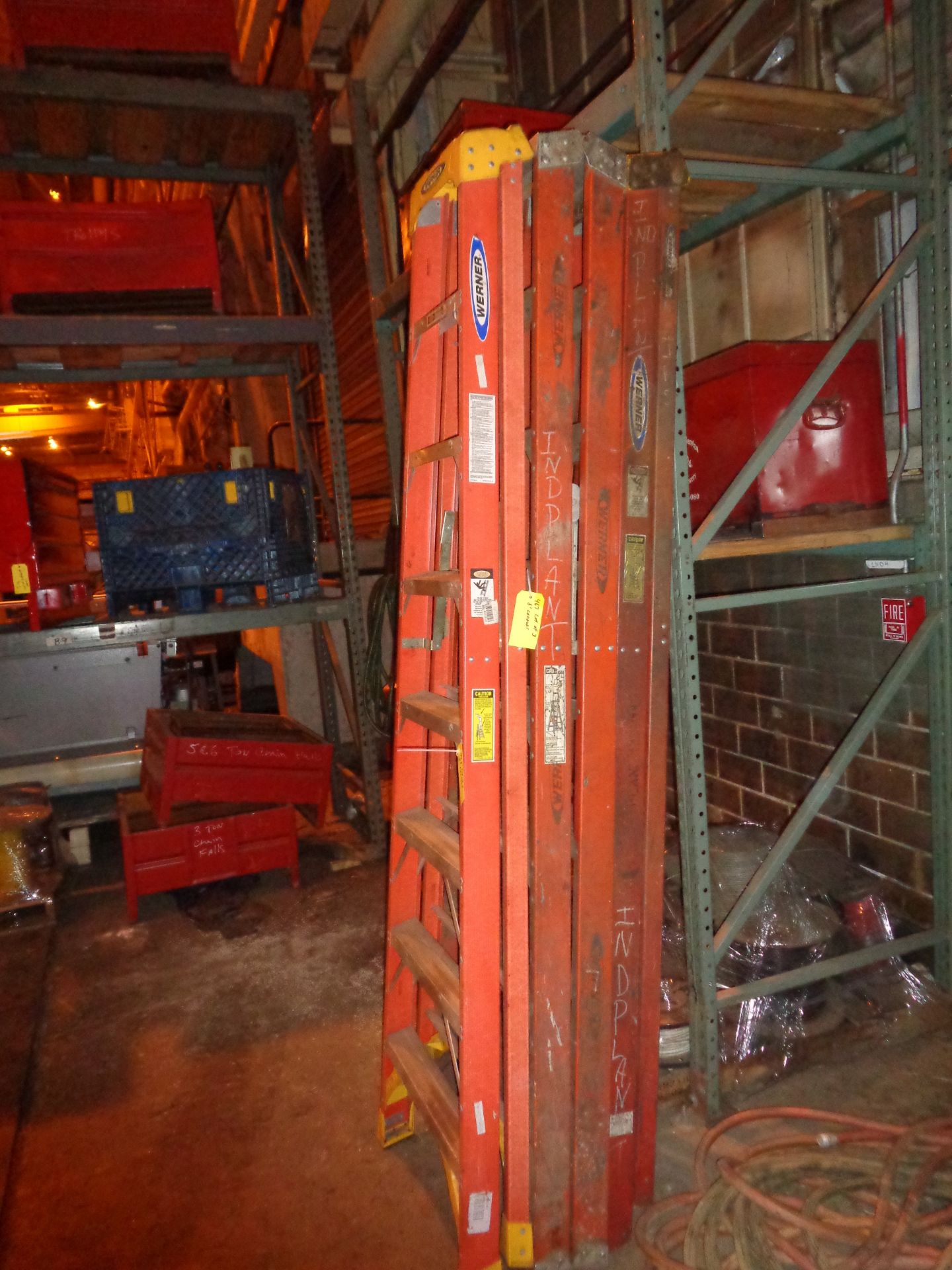 Lot of 3 - 8ft Ladders - Image 3 of 6