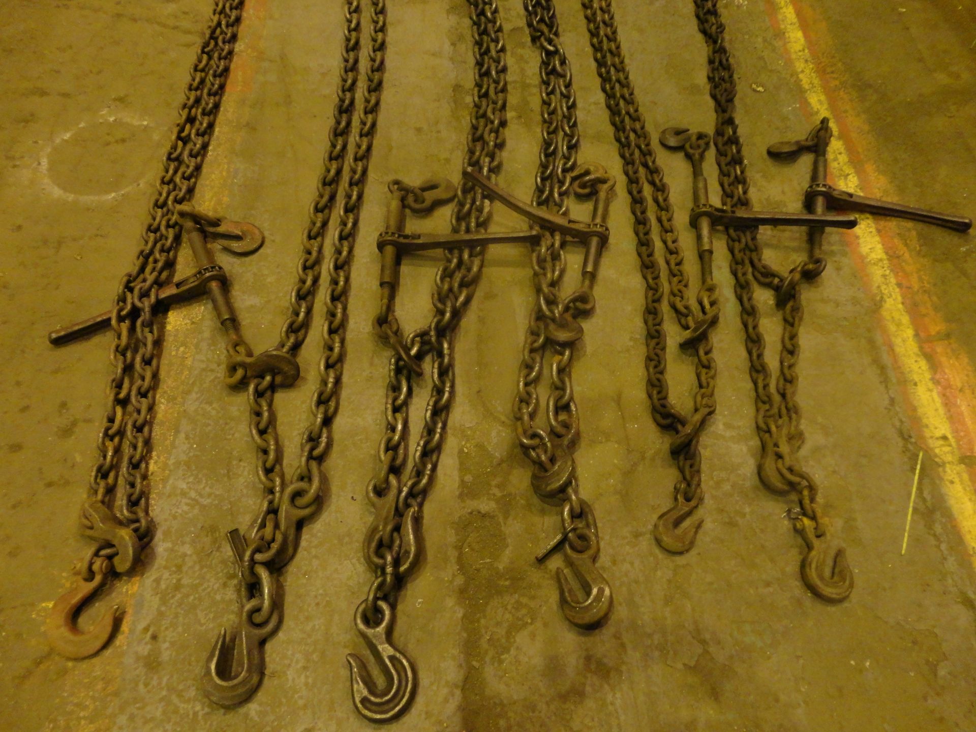 Lot of Six 5/8" and 1/2" Chains with Binders (#18) - Image 2 of 10