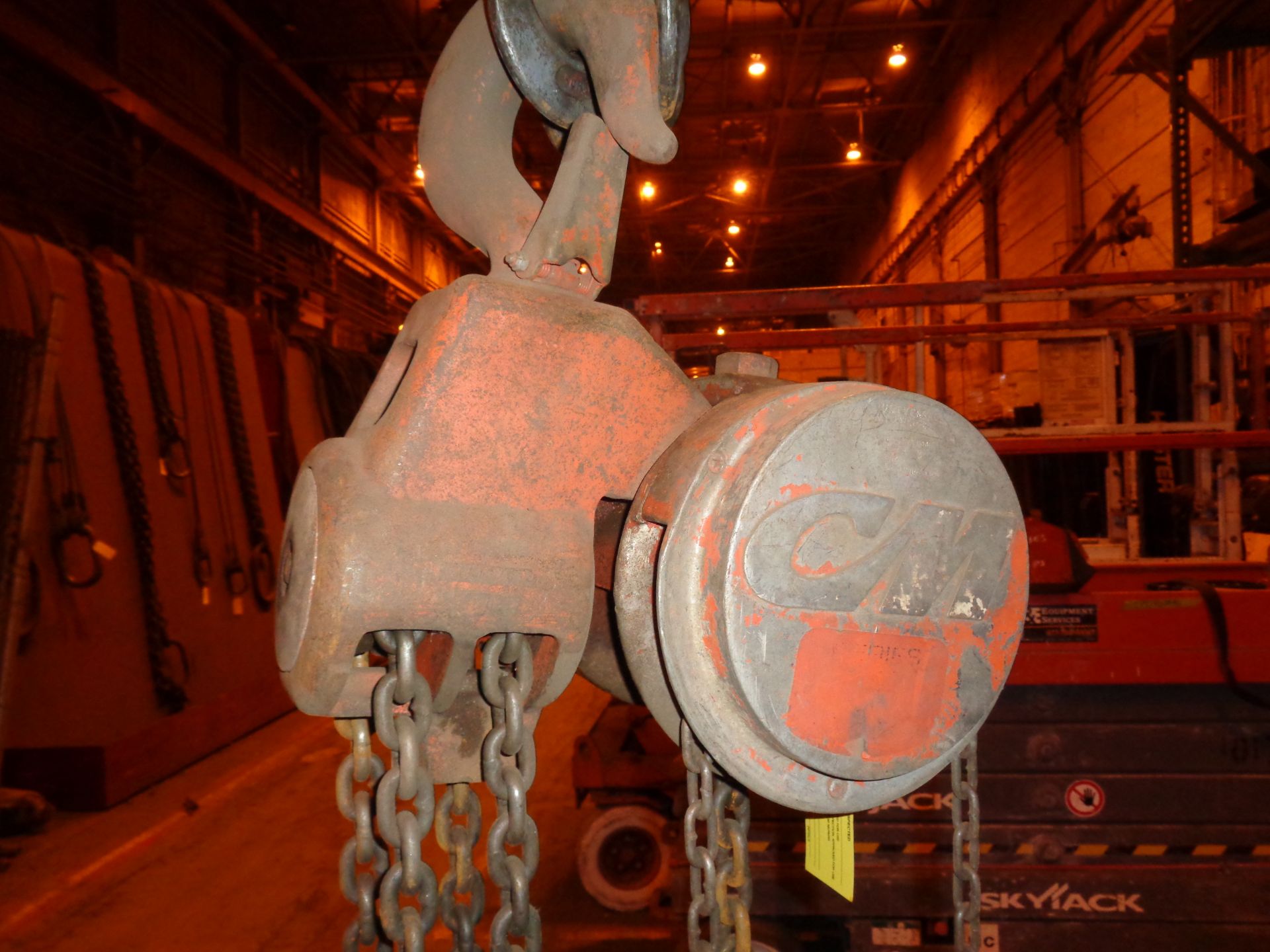 10 Ton CM Chain Hoist (#451) - Image 12 of 13