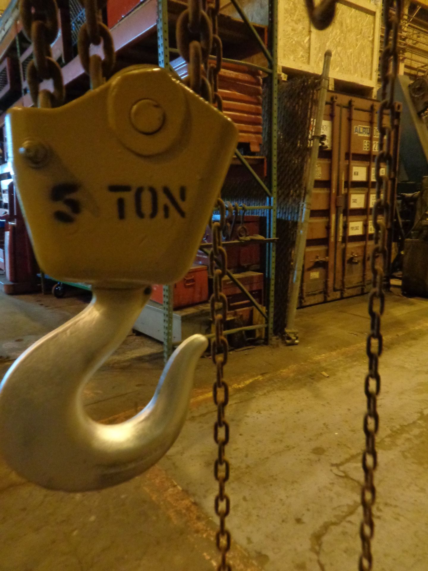 Philadelphia 5 Ton Chain Hoist 20’ Drift - Image 8 of 9