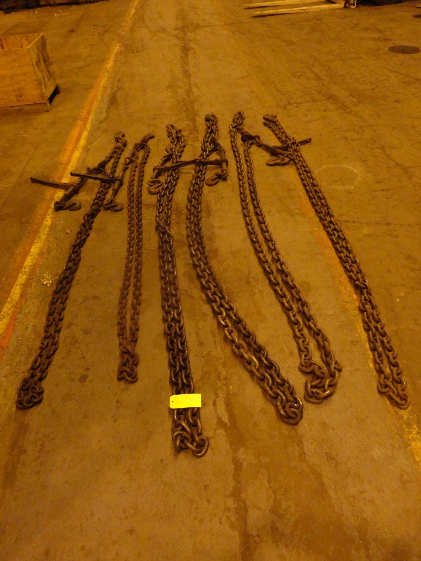 Lot of Six 5/8" and 1/2" Chains with Binders (#18) - Image 5 of 10