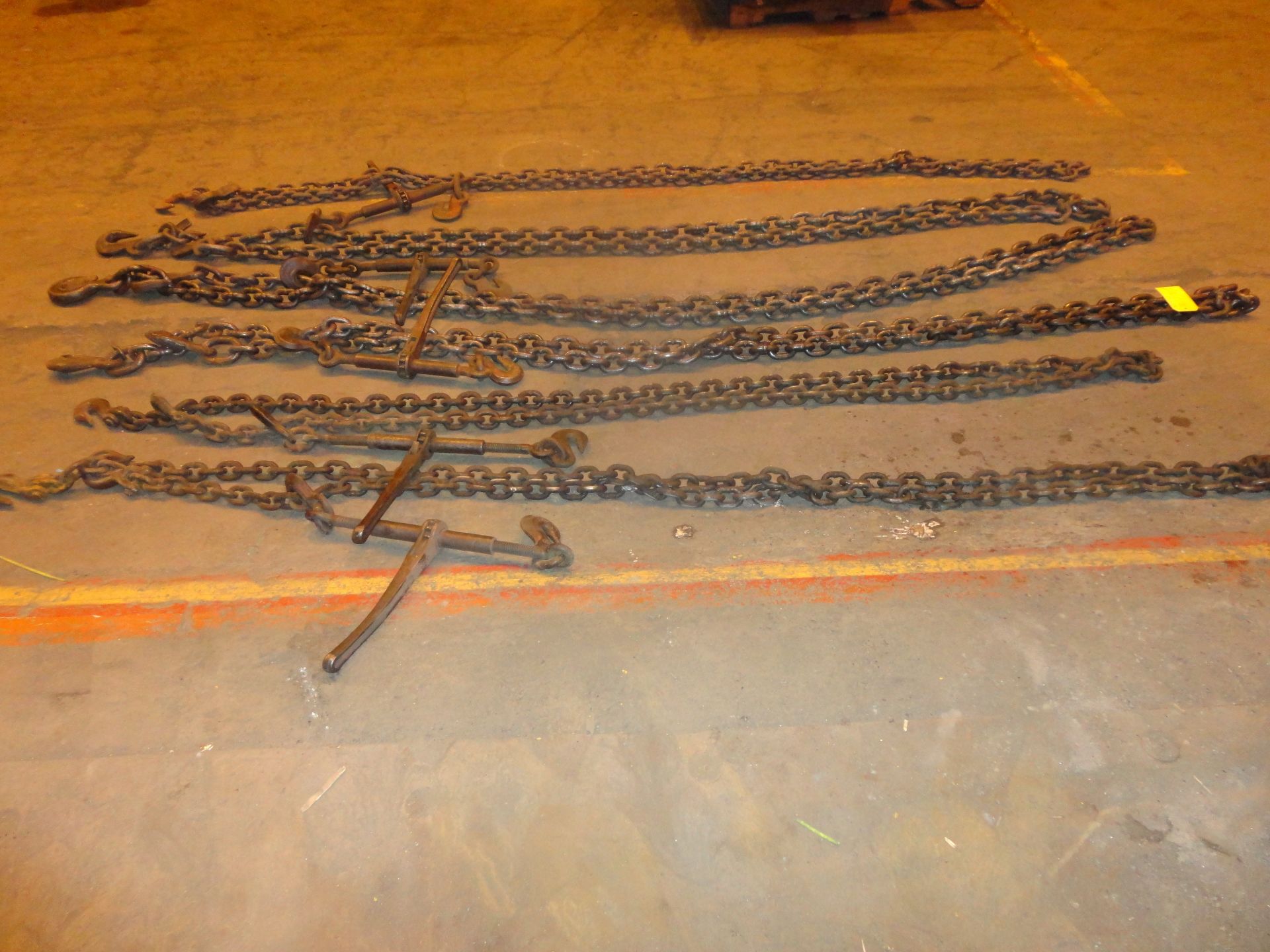 Lot of Six 5/8" and 1/2" Chains with Binders (#18) - Image 6 of 10