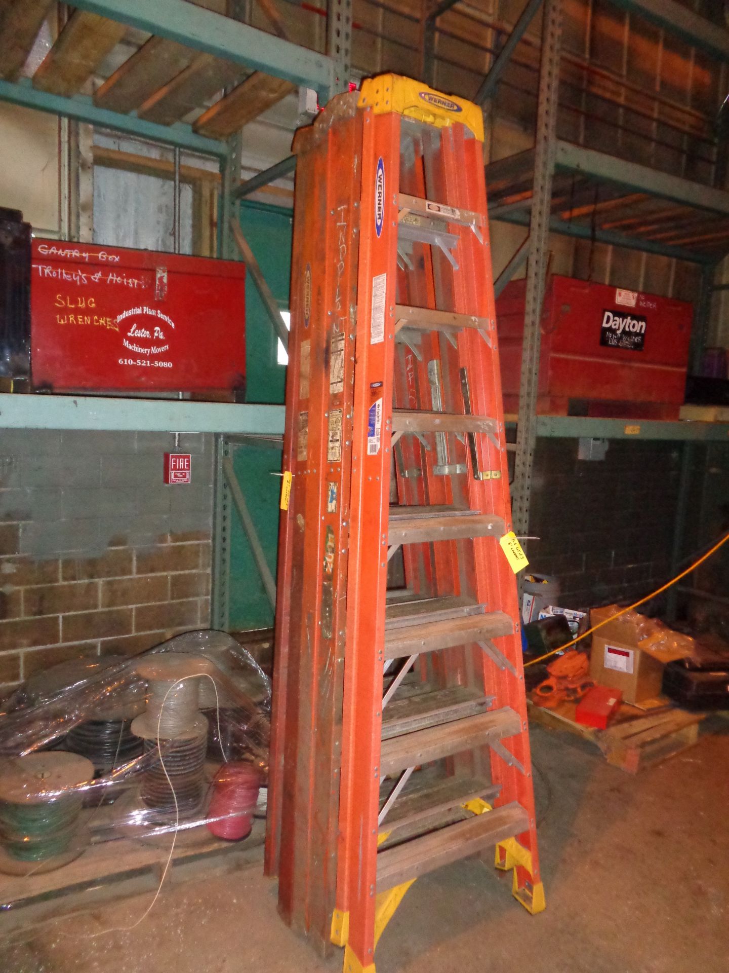 Lot of 3 - 8ft Ladders