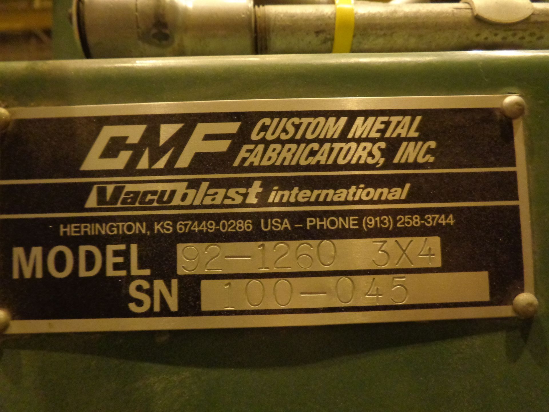 CFM Custom Metal Fabrication Vacuum Blast/Reclaim System - Image 21 of 21