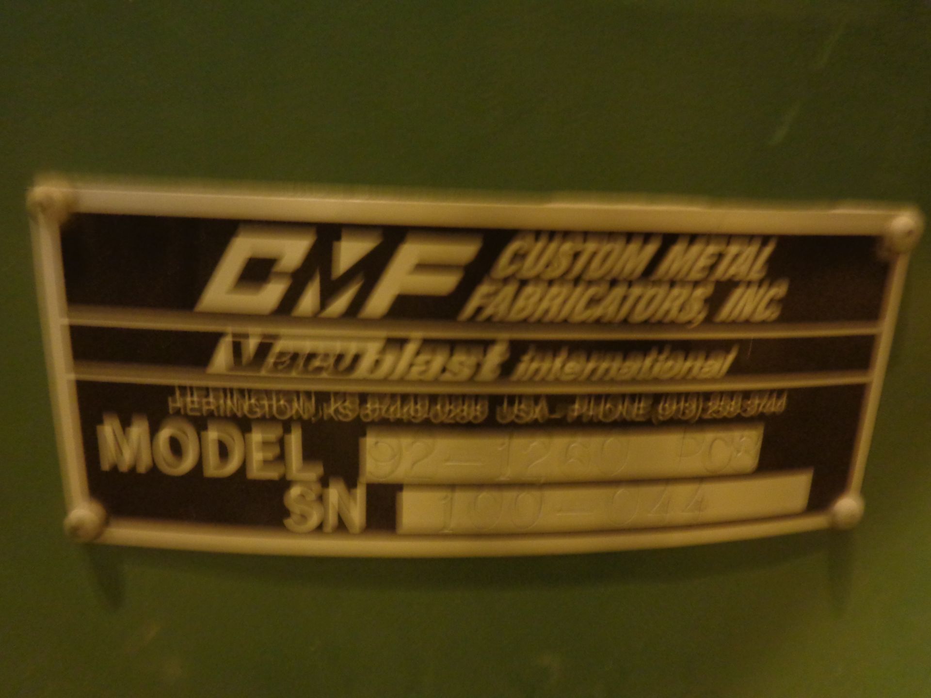 CFM Custom Metal Fabrication Vacuum Blast/Reclaim System - Image 20 of 21