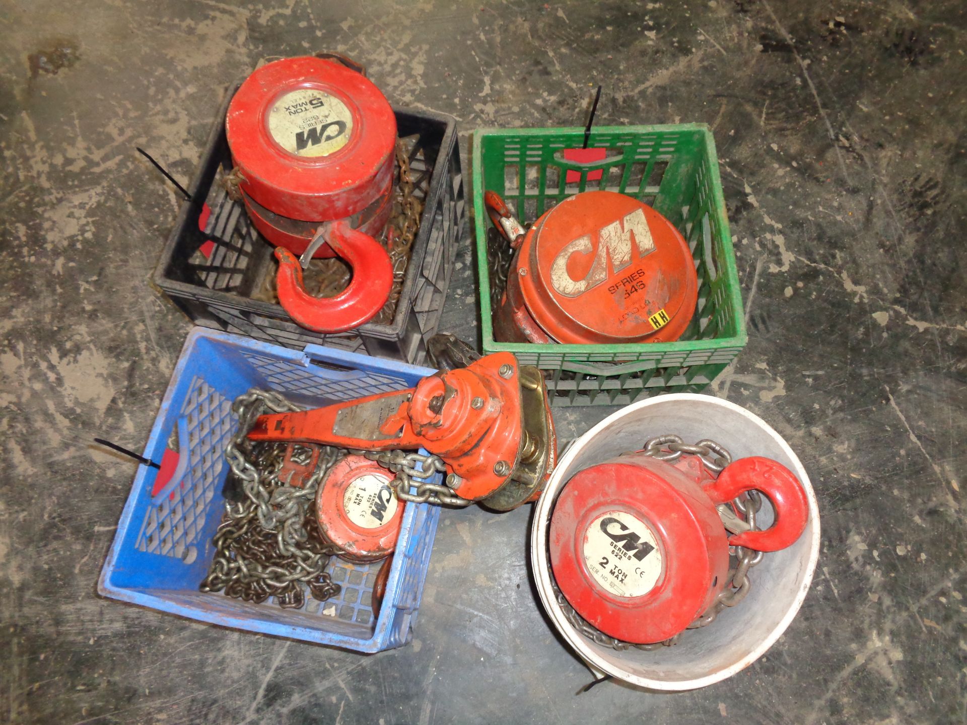 Assorted CM Chains Hoists - Image 2 of 2