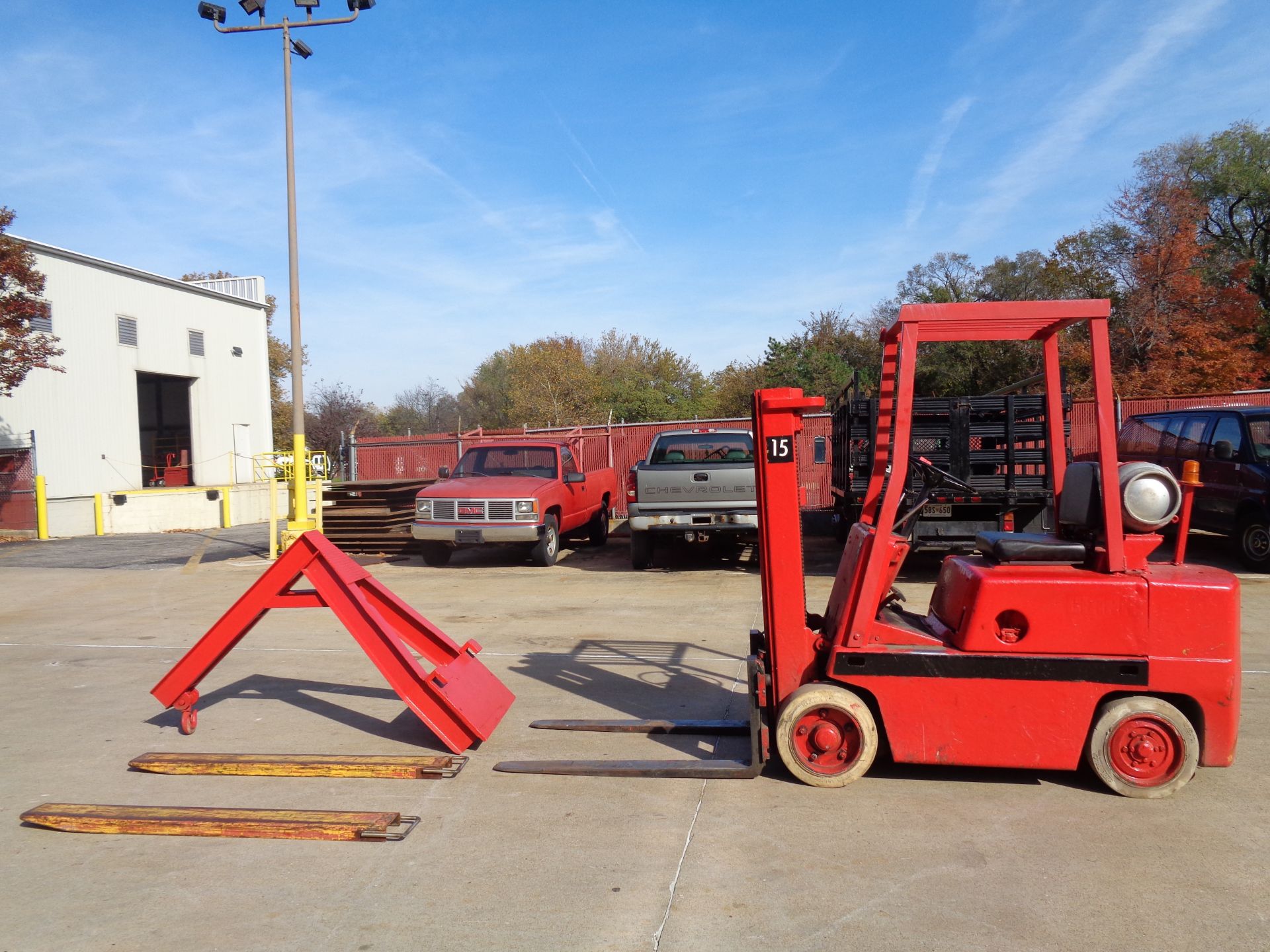 Clark C500-50 Forklift plus Boom- 5,000 lbs