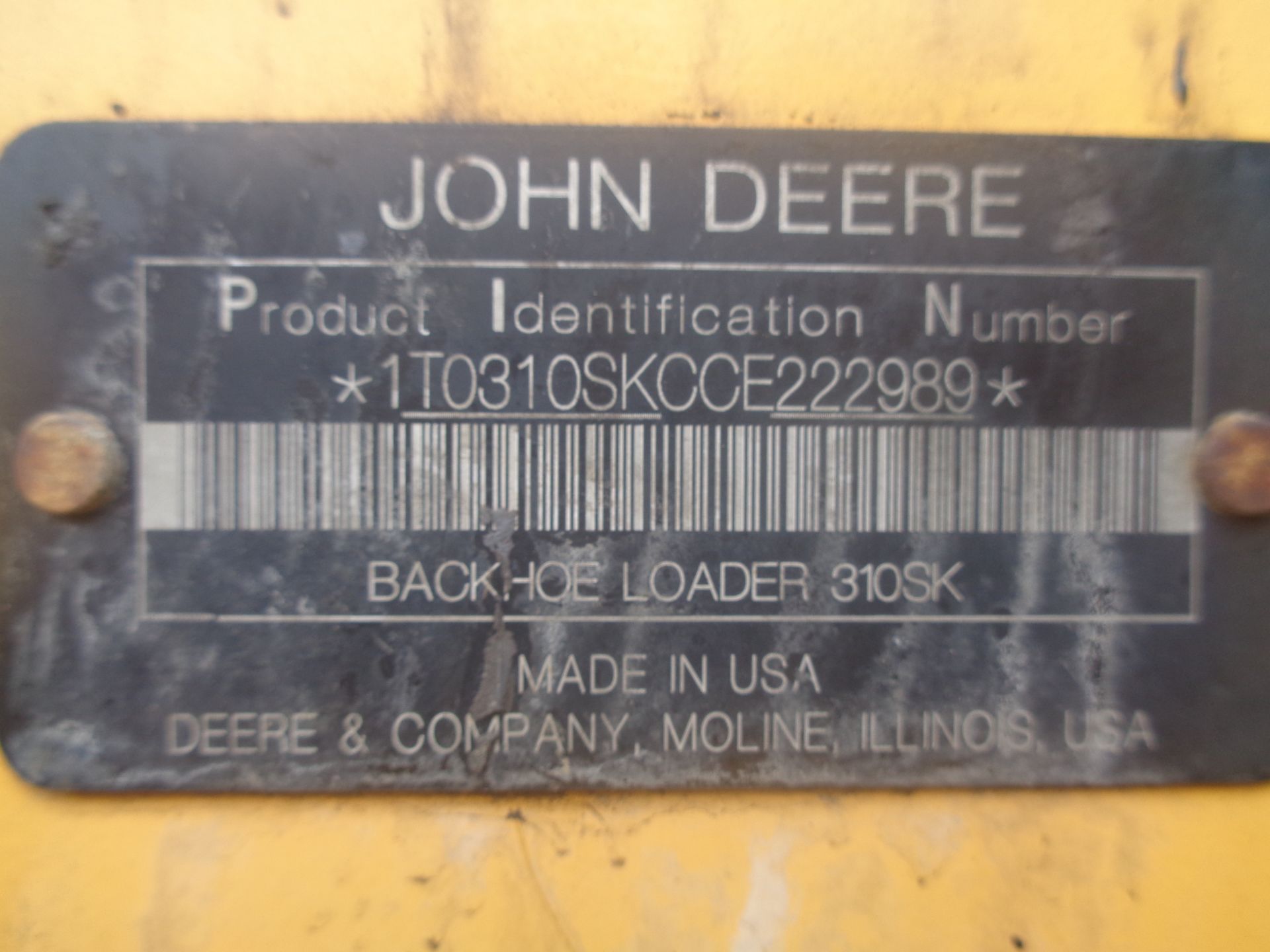 2012 John Deere 310SK Backhoe - Image 28 of 28