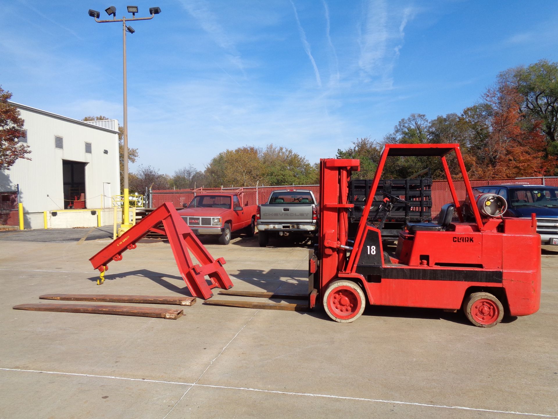 Clark C500-135 Forklift plus Boom- 14,000 lbs - Image 3 of 11