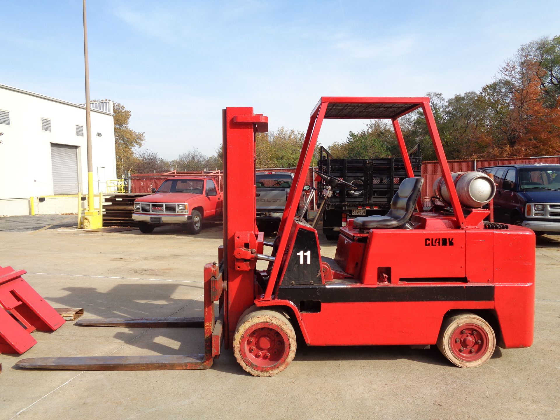 Clark C500-120 Forklift plus boom - 12,000 lbs