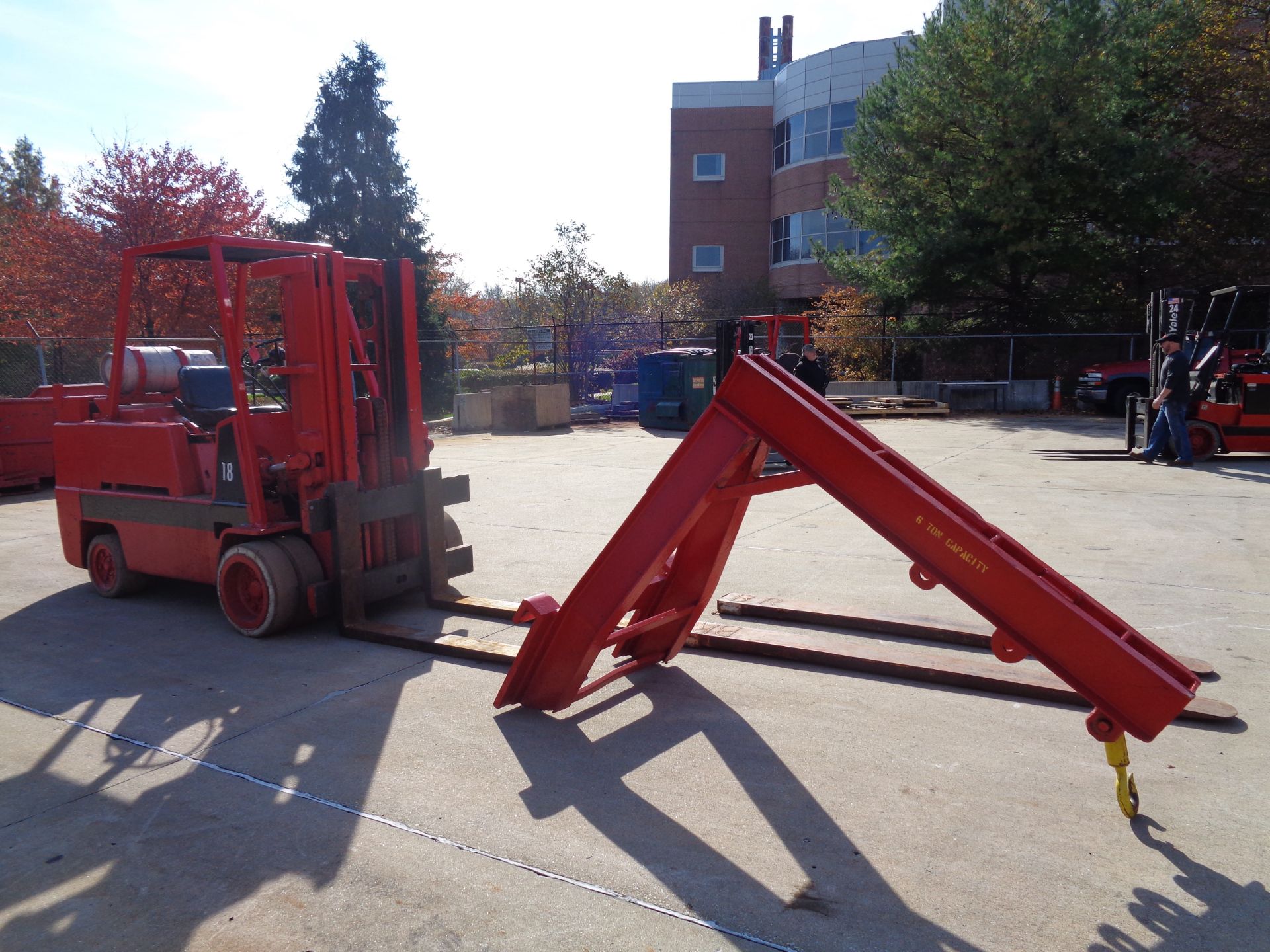 Clark C500-135 Forklift plus Boom- 14,000 lbs - Image 8 of 11