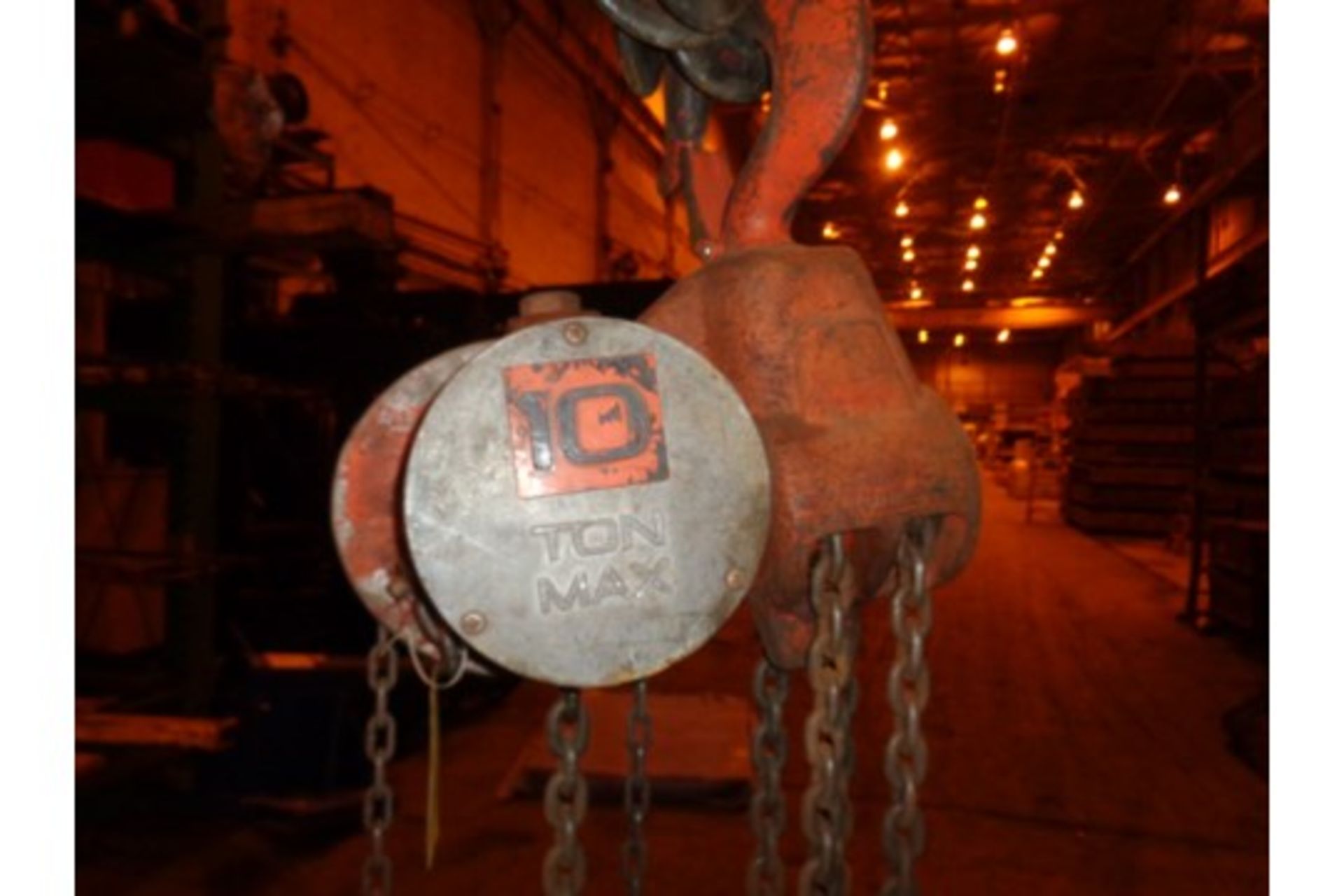 10 Ton CM Chain Hoist (#451) - Image 12 of 13