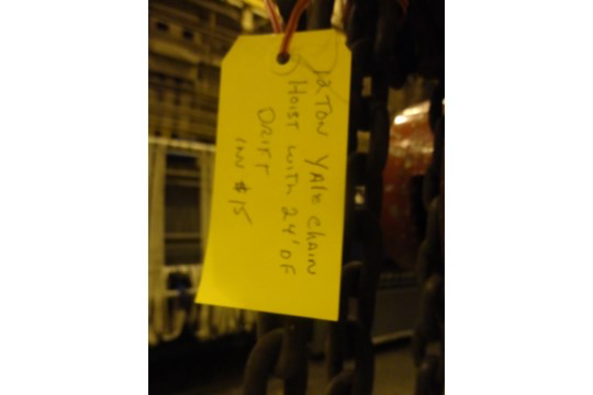 12 Ton Yale Chain Hoist (#15) - Image 10 of 10