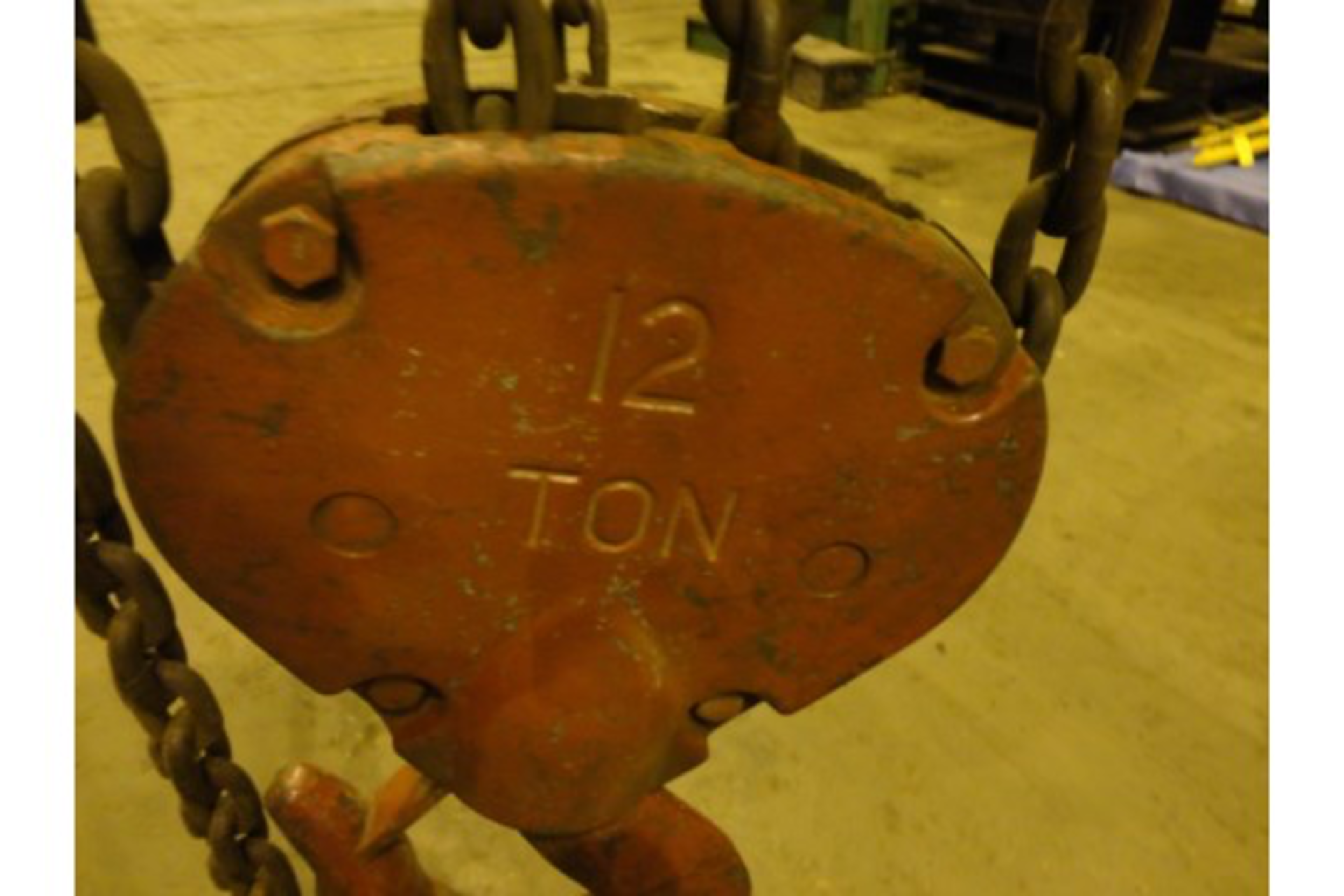 12 Ton Yale Chain Hoist (#15) - Image 7 of 10