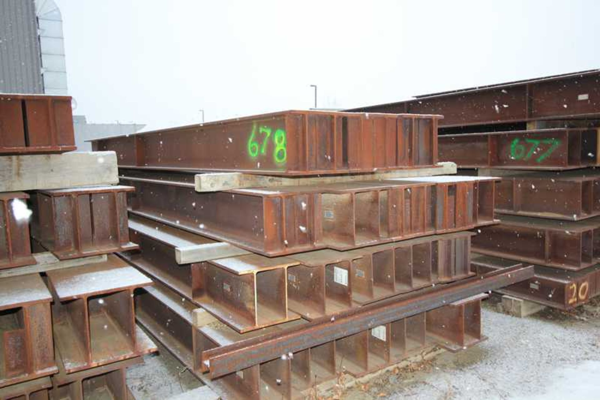 L/O 18-14X16X16 SHIPPING BEAMS, TTL APPROX WT 30528#