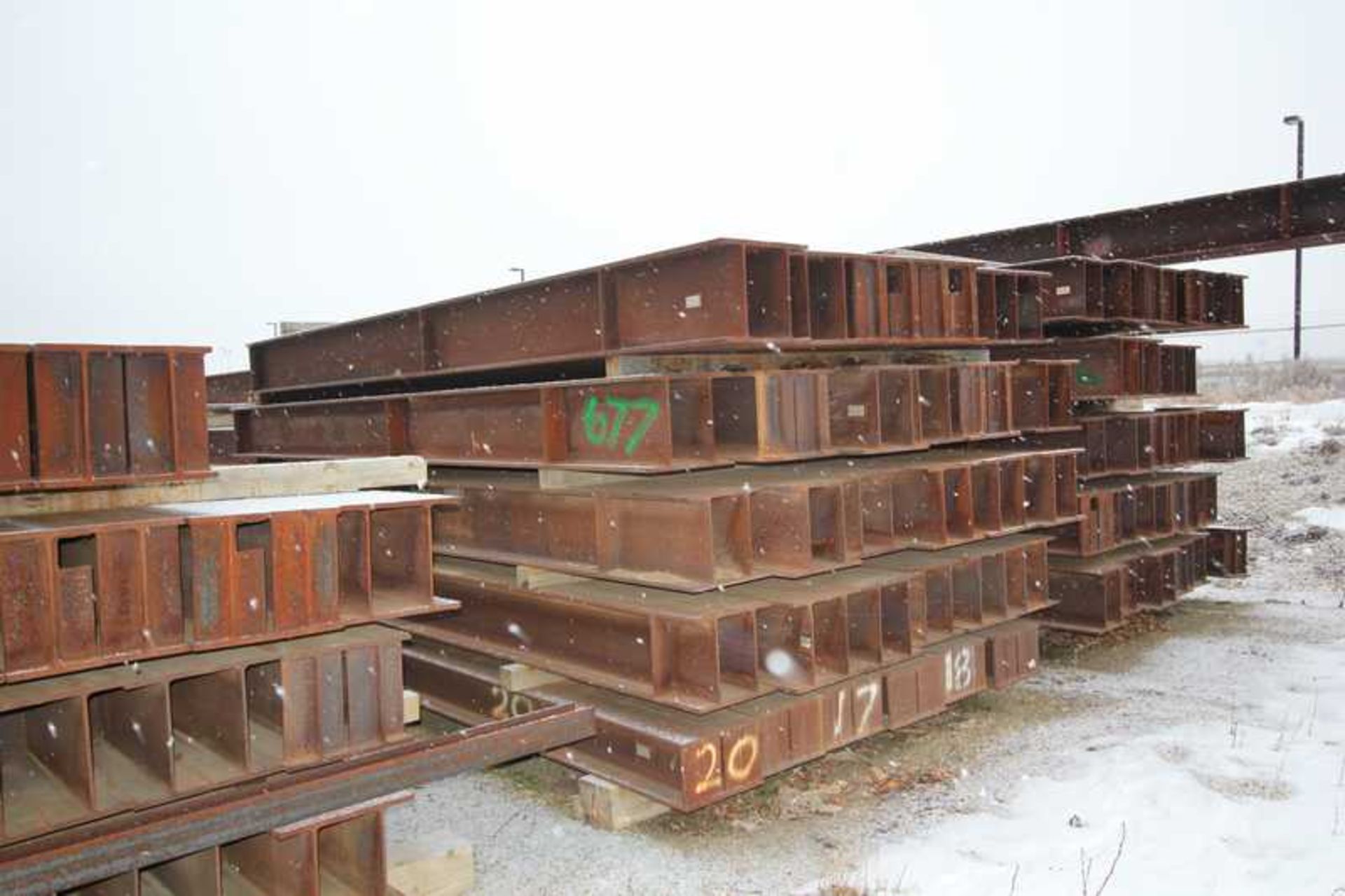 L/O 24-14X16X16FT SHIPPING BEAMS & 6-10X16X16FT SHIPPING BEAMS, TTL APPROX WT 43296#