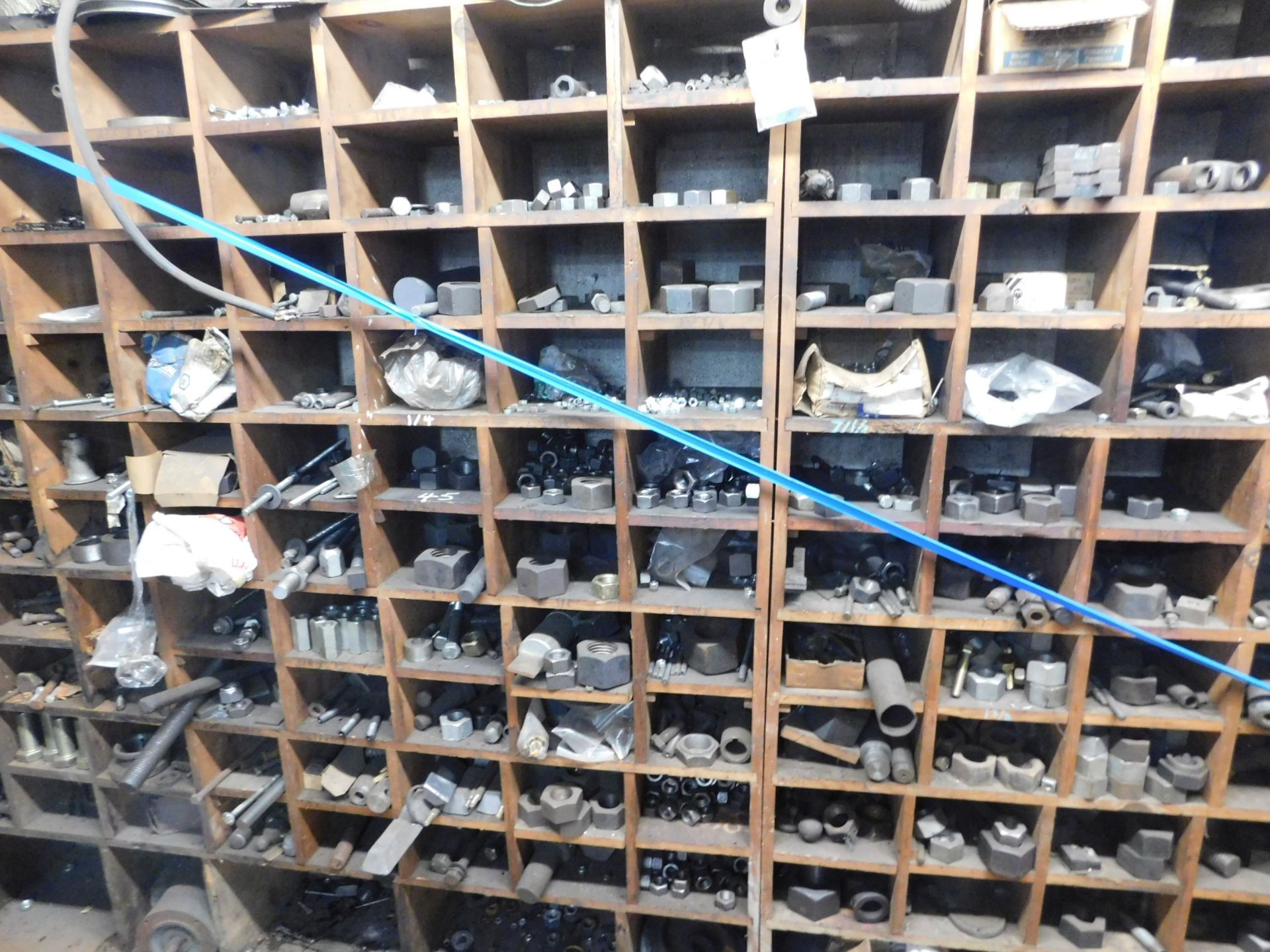 Contents of Shelves, Various Size and Types of Bolts, Nuts, All Thread, Hold Downs, Etc - Image 3 of 3