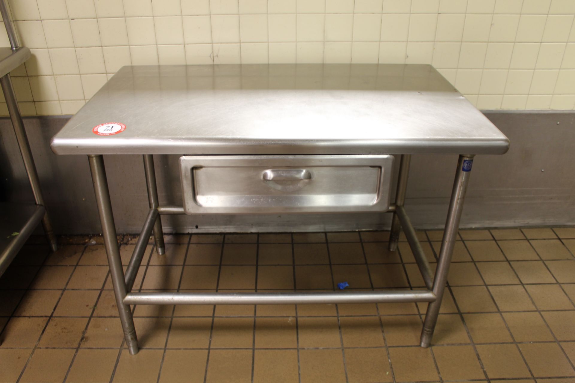 Stainless Steel Work Table, 48" x 30"