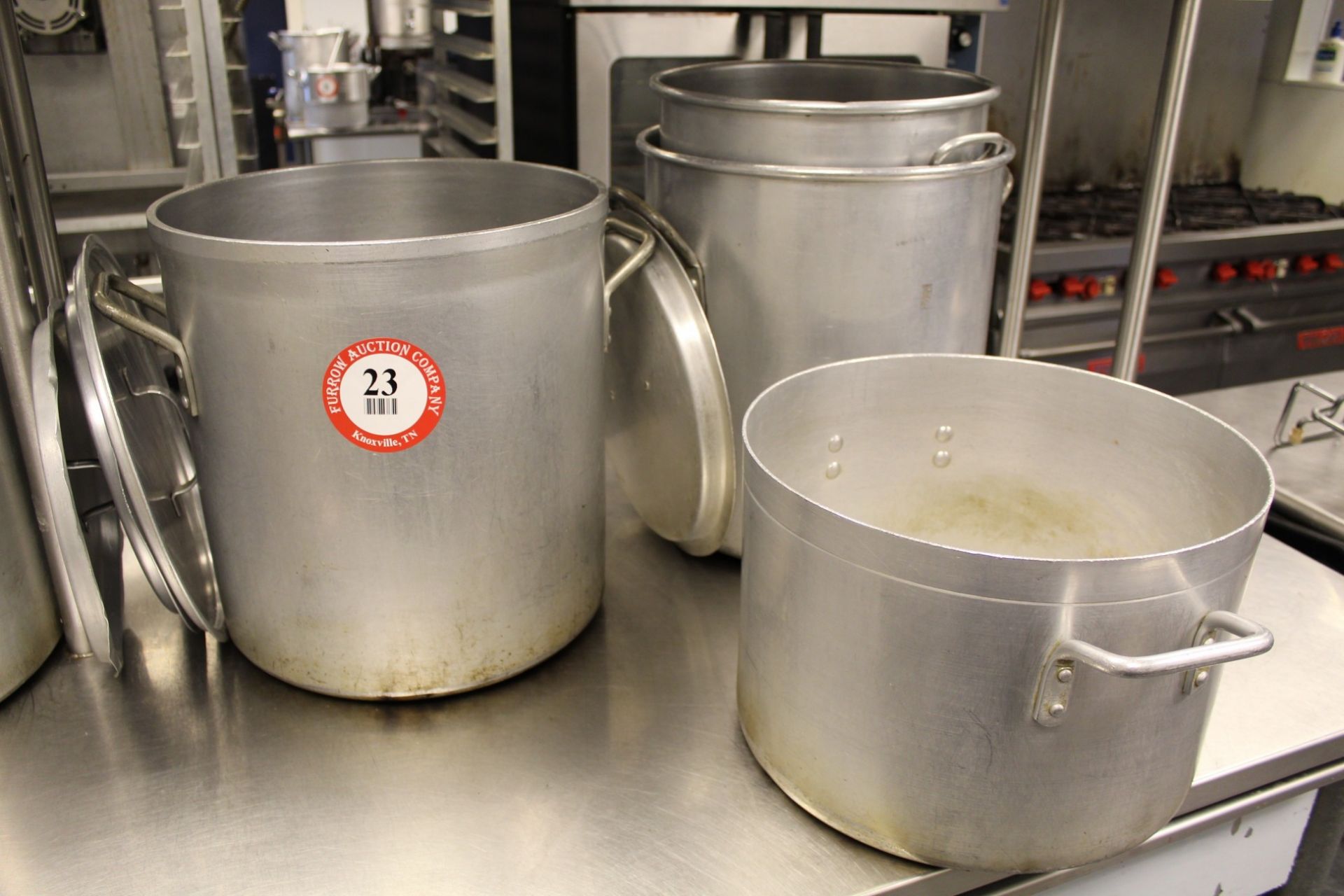 (4) Large Stock Pots