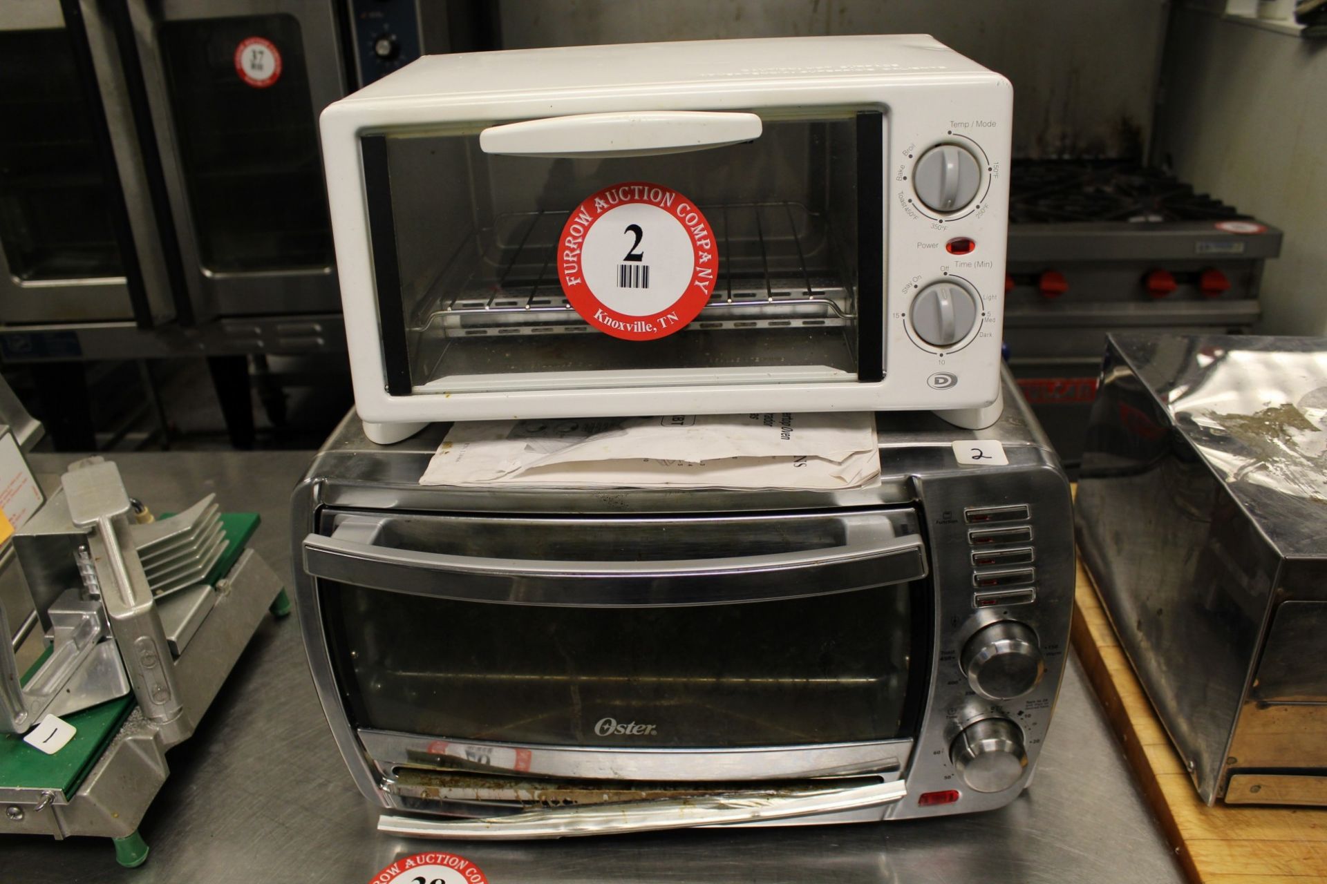 (2) Toaster Ovens, (1) Oster