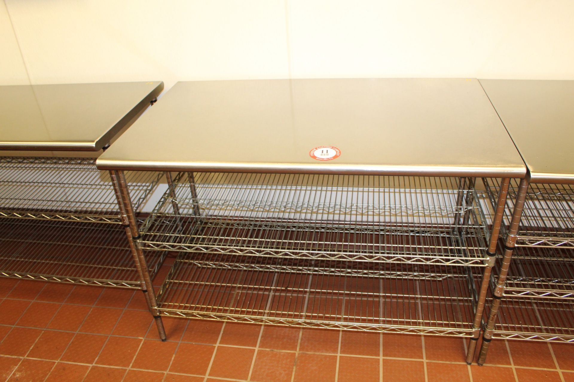 Stainless Steel Table w/ Adjustable Shelves, 30" x 48"