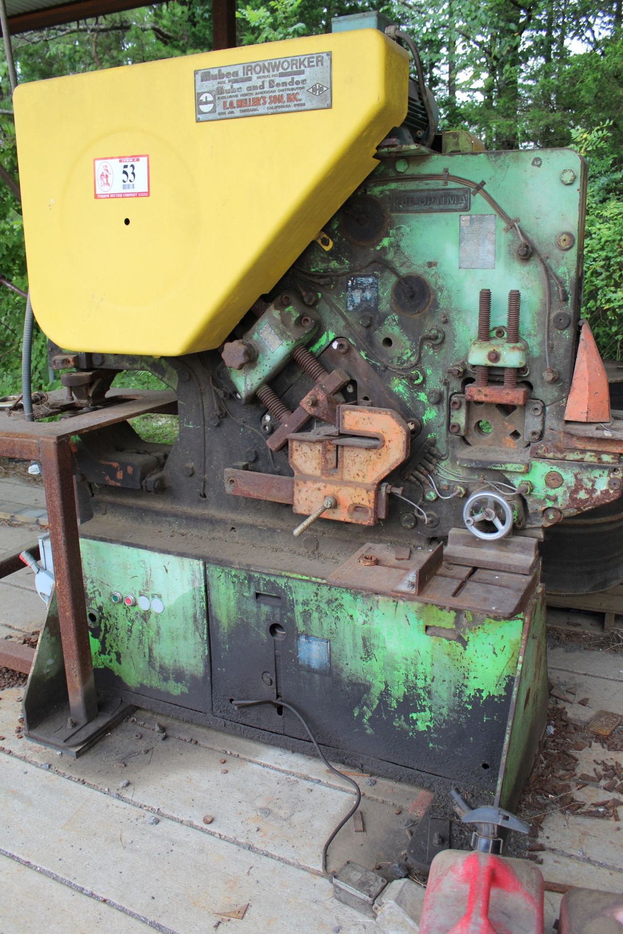 Mubea Size KBL71-5 Ironworker 71 Ton