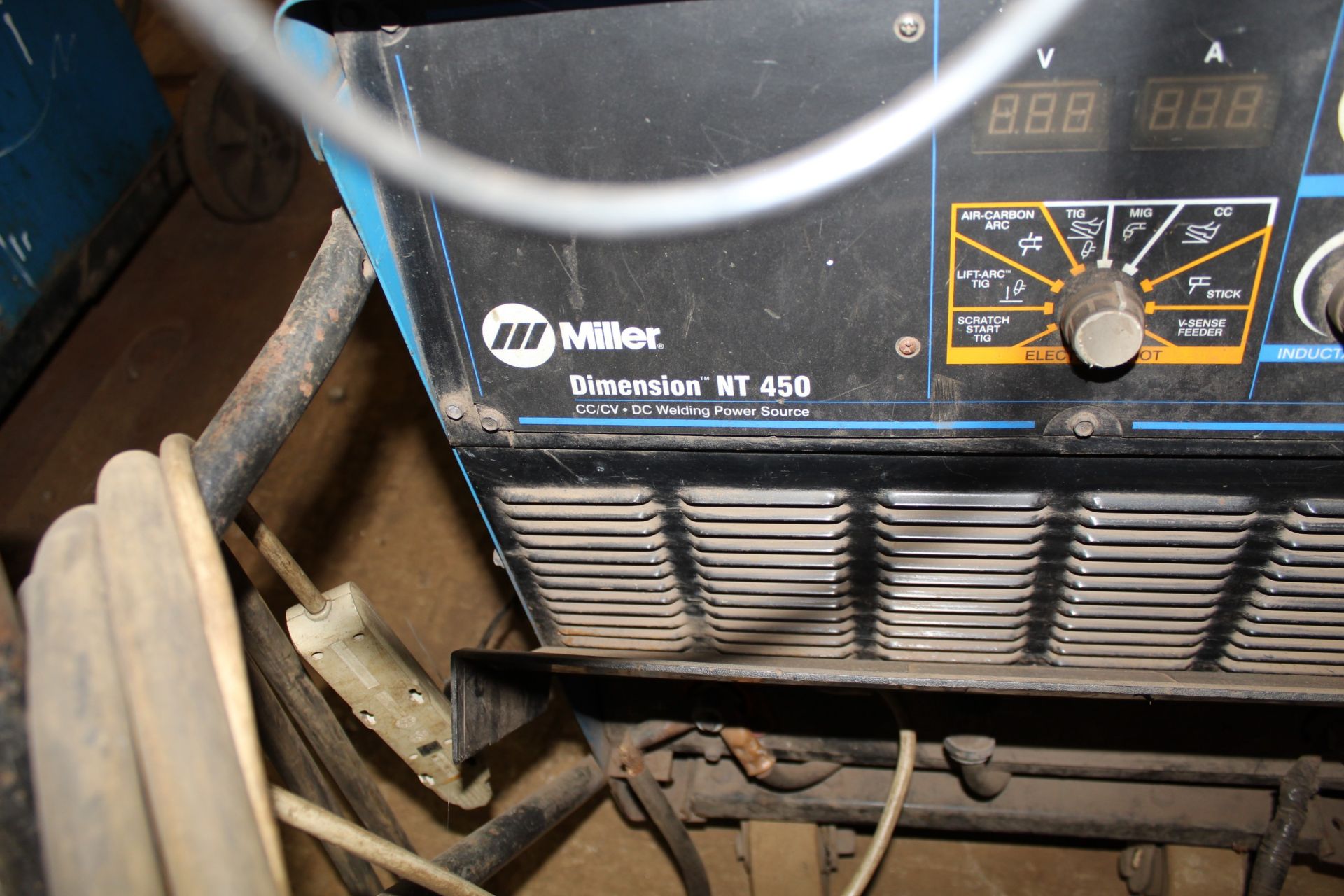 Miller Dimension NT450 Welder w/ Miller 70 Series Wire Feed s/n LH2400188C - Image 2 of 2