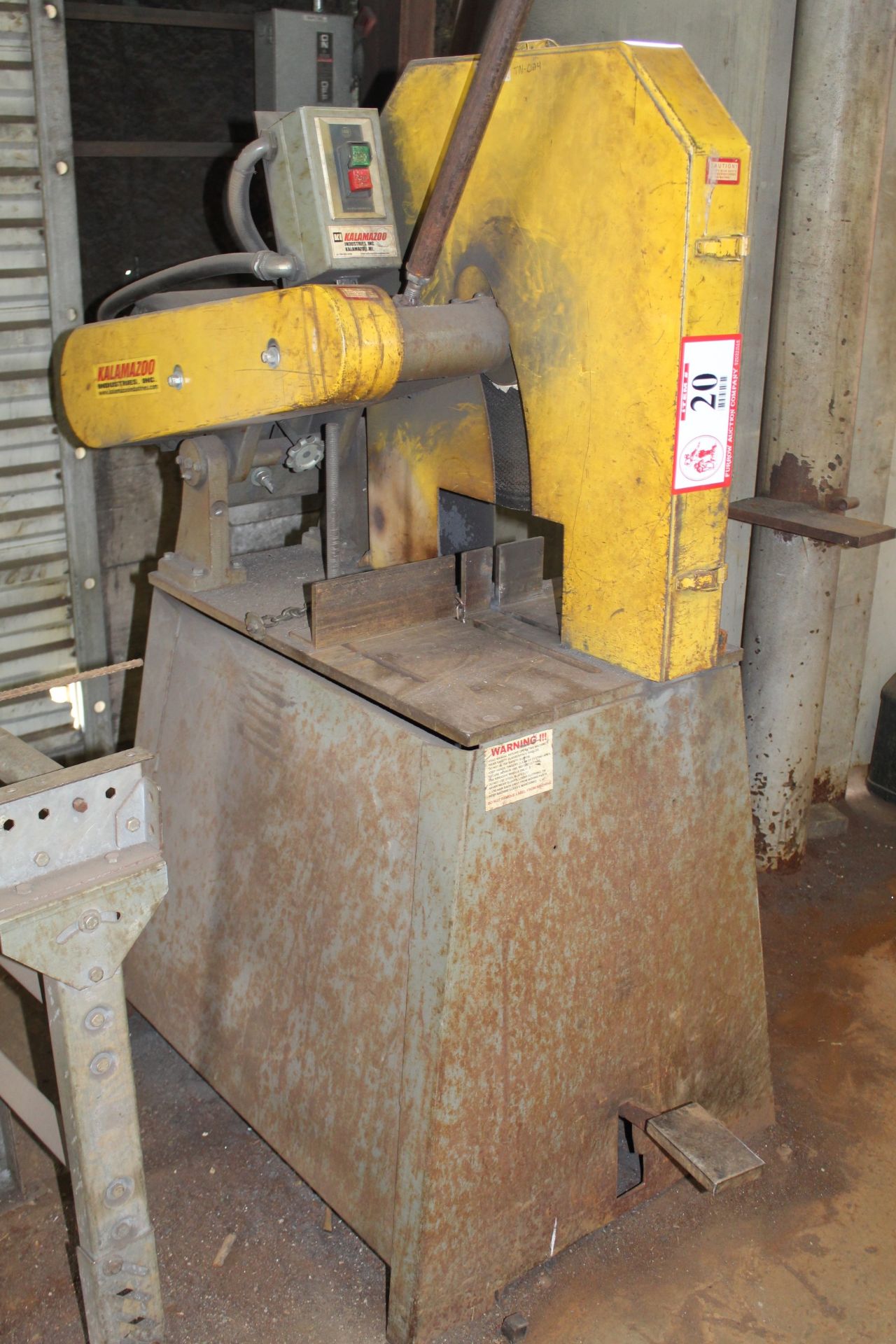 Kalamazoo Model RADIAK Cut-Off Saw s/n TN024