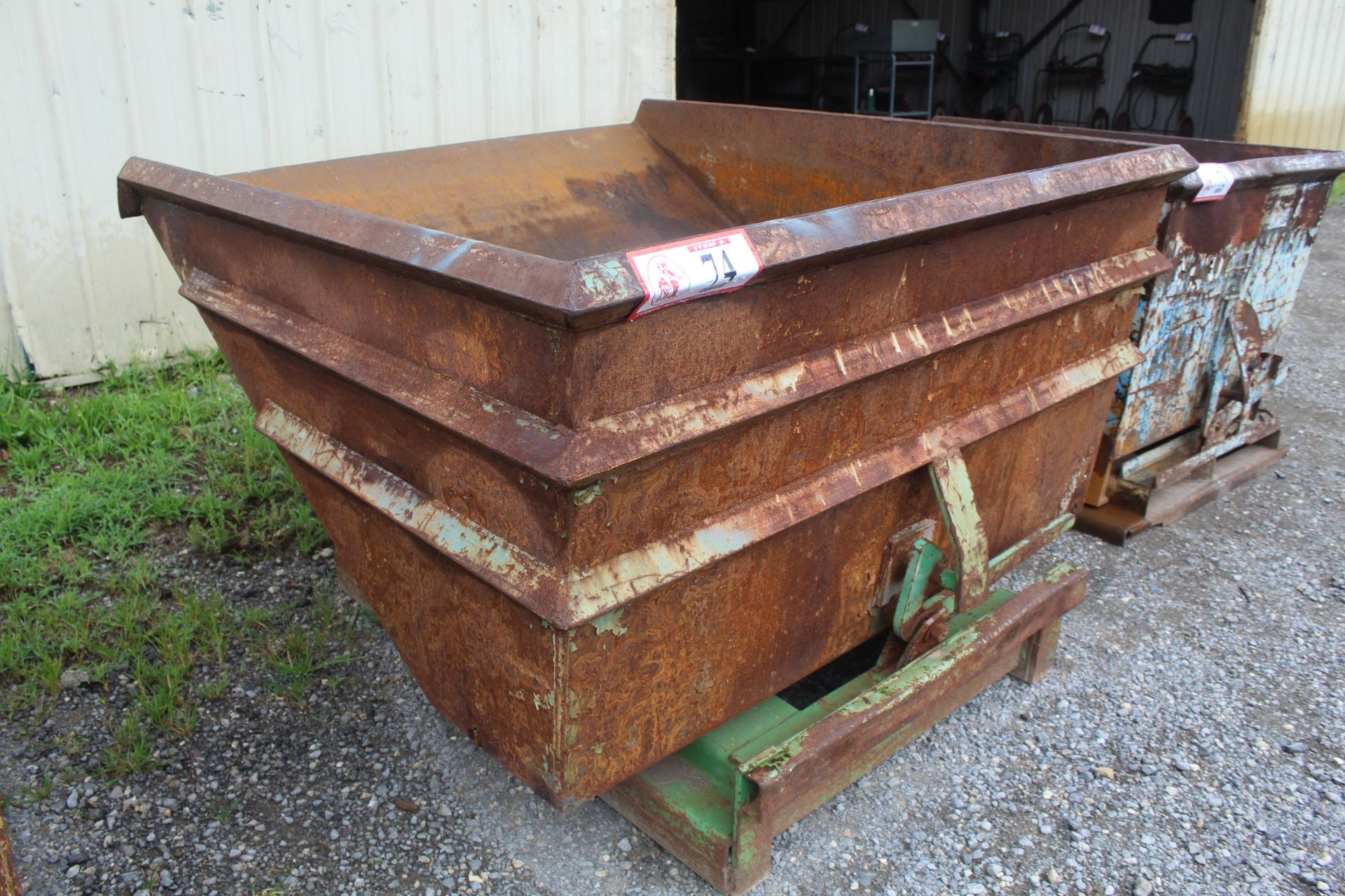 Metal Dump Hopper