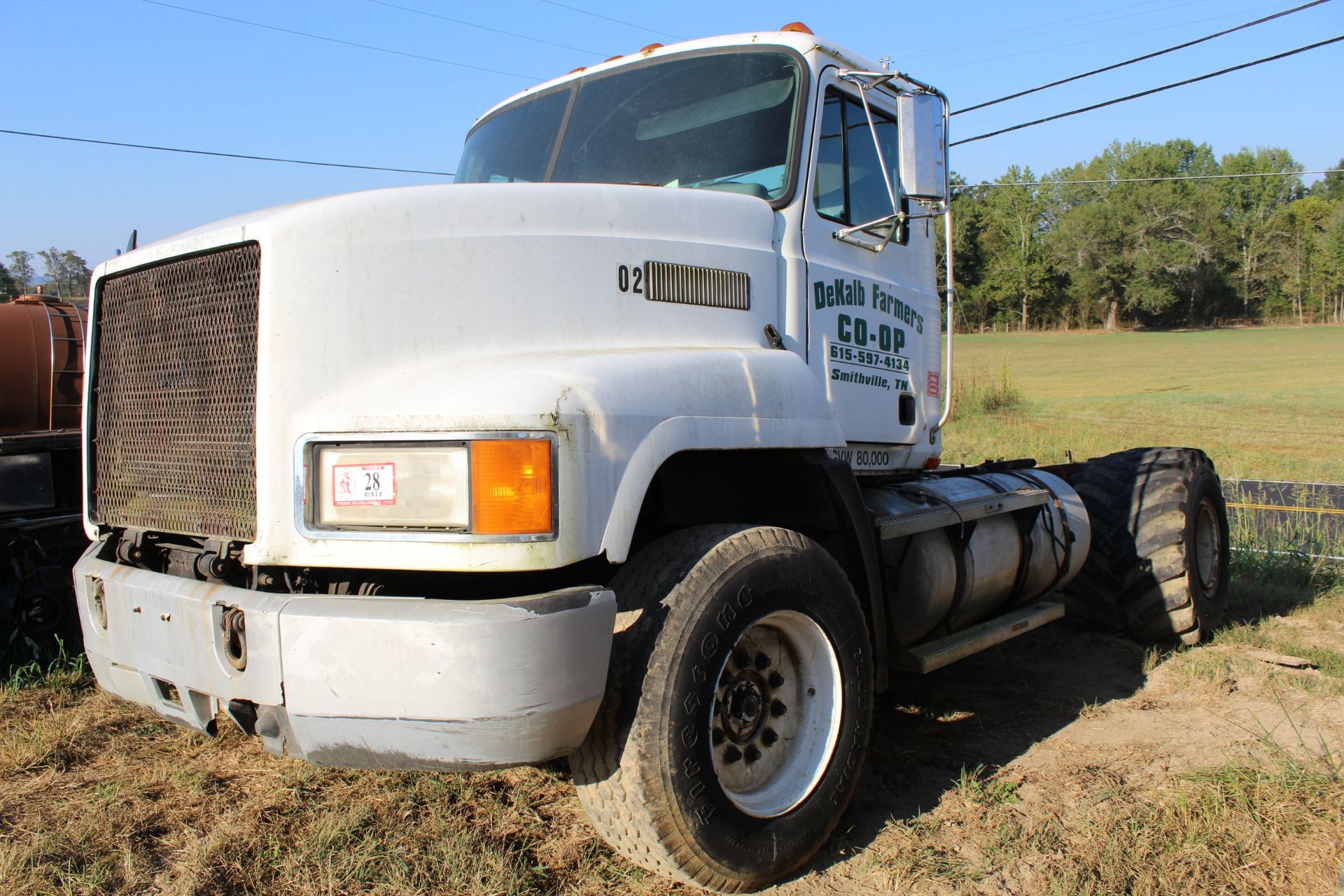 1997 Mack Model CH612, 300 Mack Engine, Single Axle, Day Cab, 10-Speed, ODO 432,102, Parts Truck,