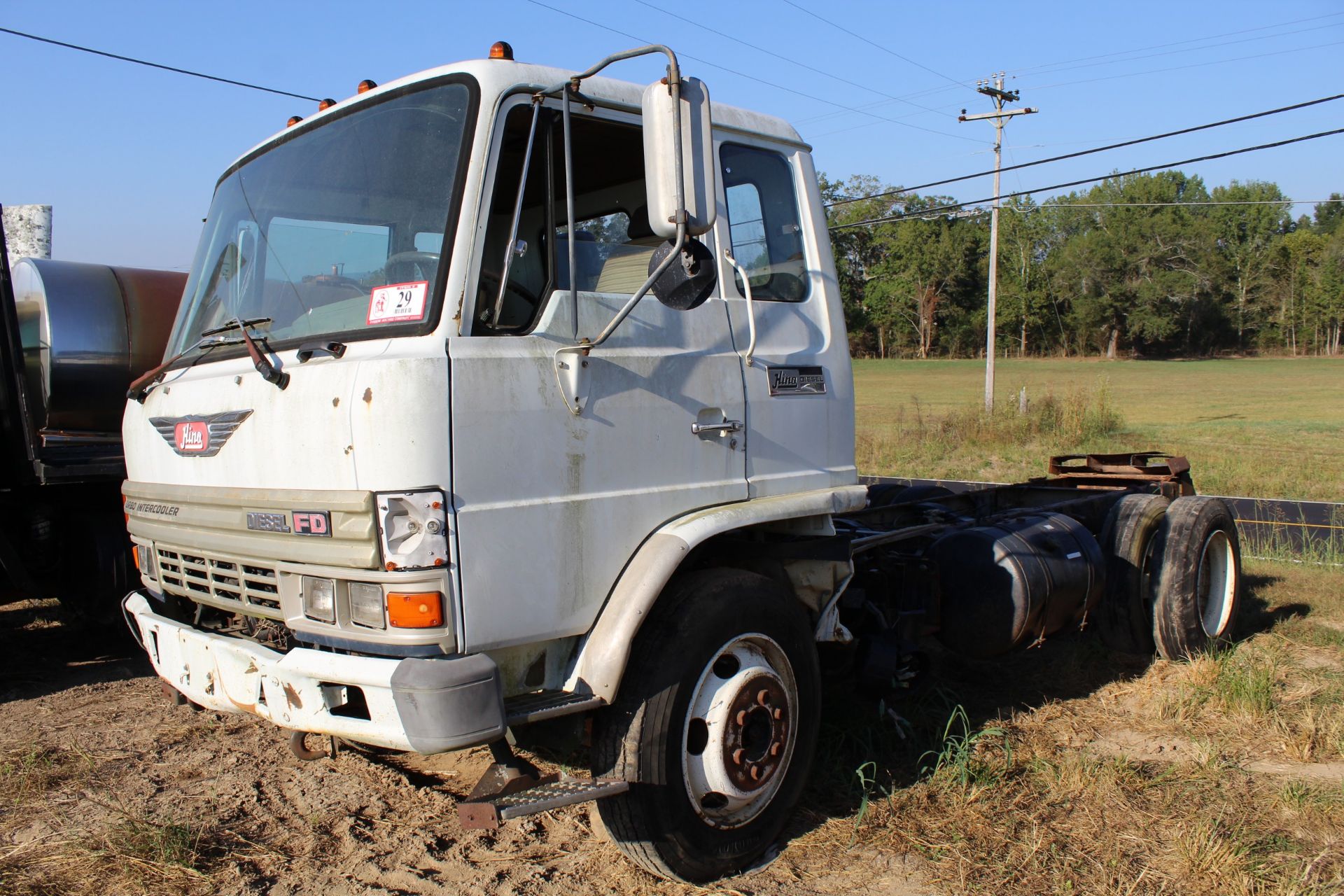 1992 Hino Cab & Chassis w/ Hino Diesel, 6-Speed Trans., ODO 258,797- Parts Truck