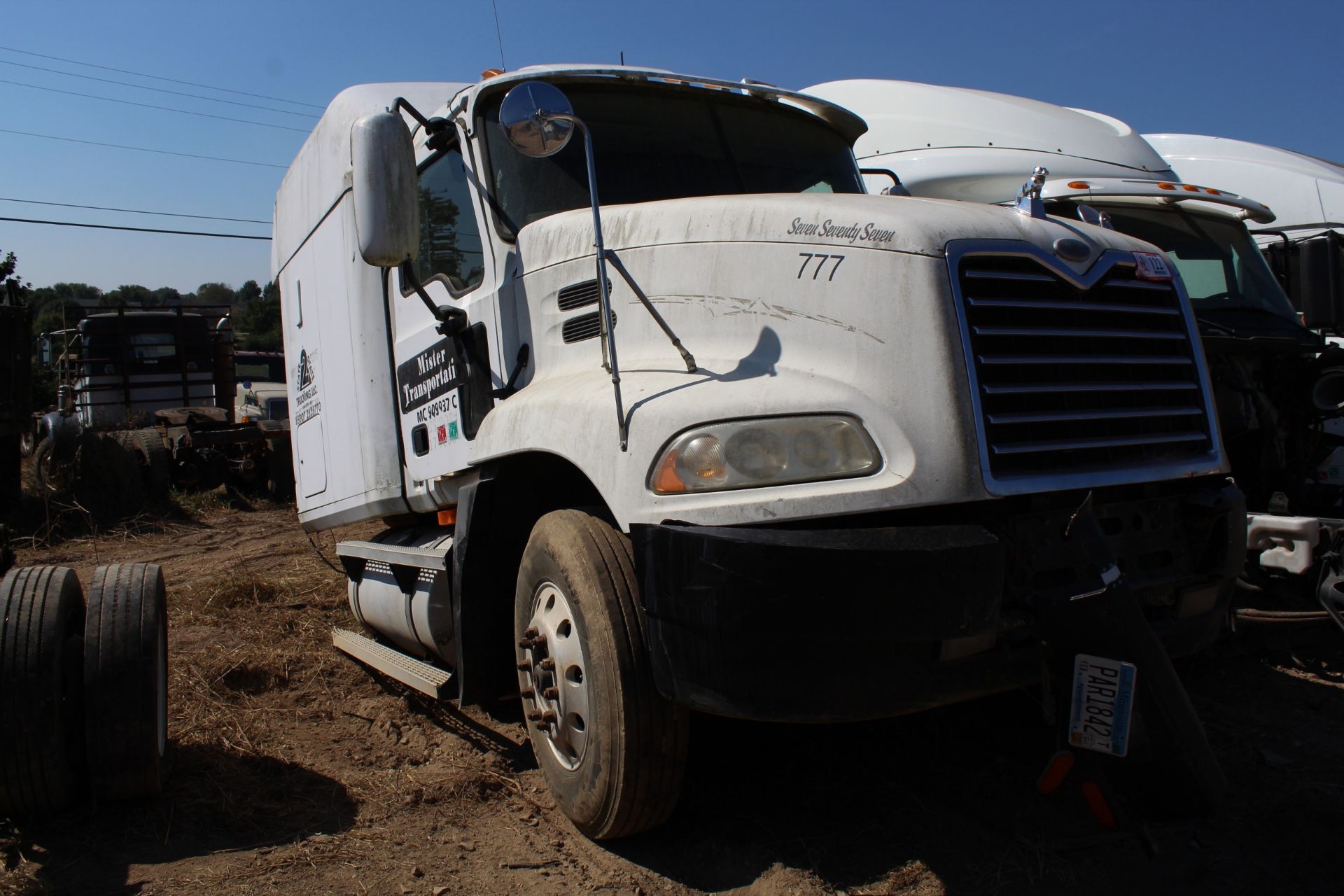 2003 Mack Cab & Front Axle, Rear Axle Cut Off, Mack Diesel, 10-Speed Trans., Salvage