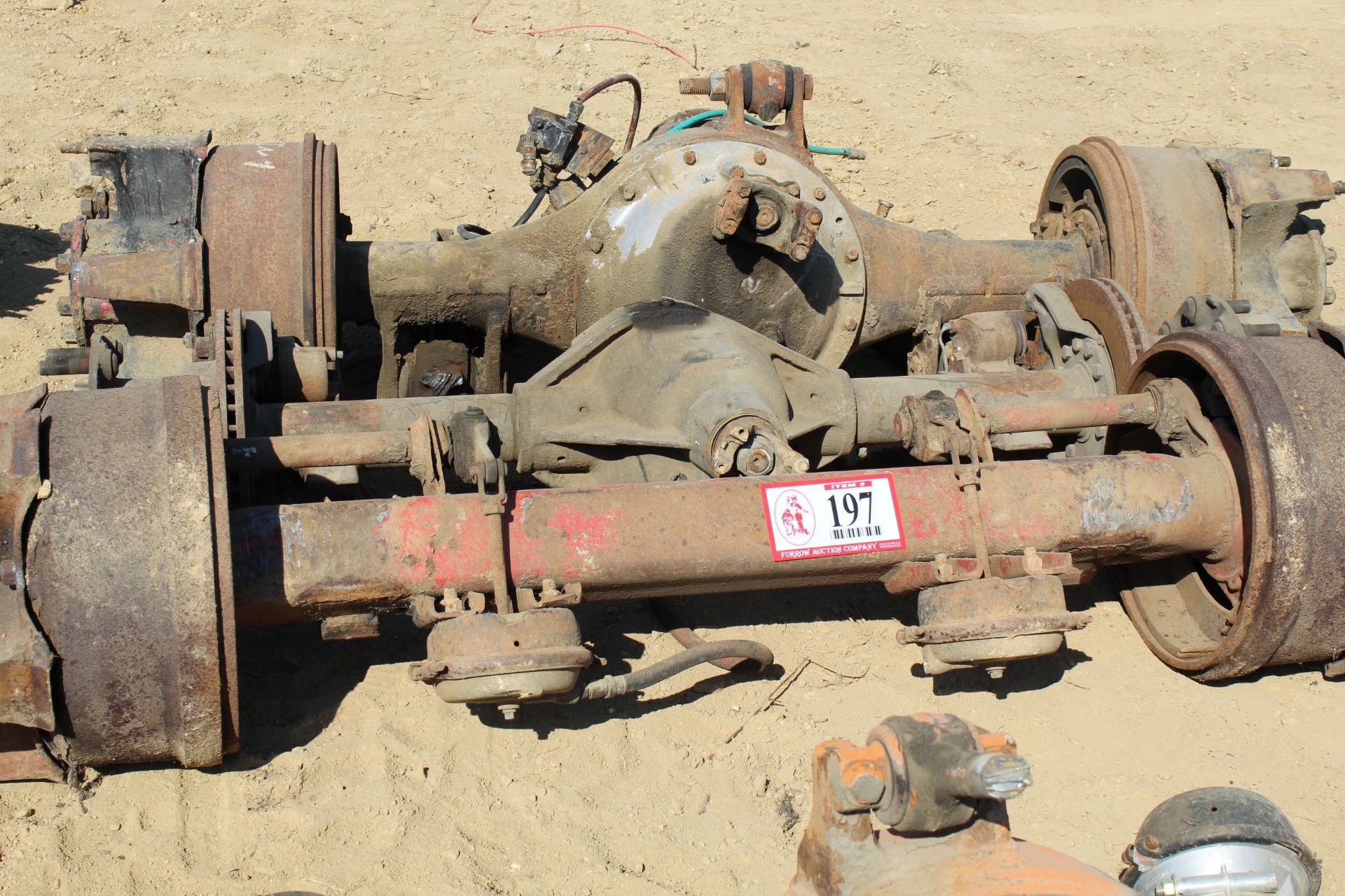 (2) Truck Rear Ends and (1) Trailer Axle