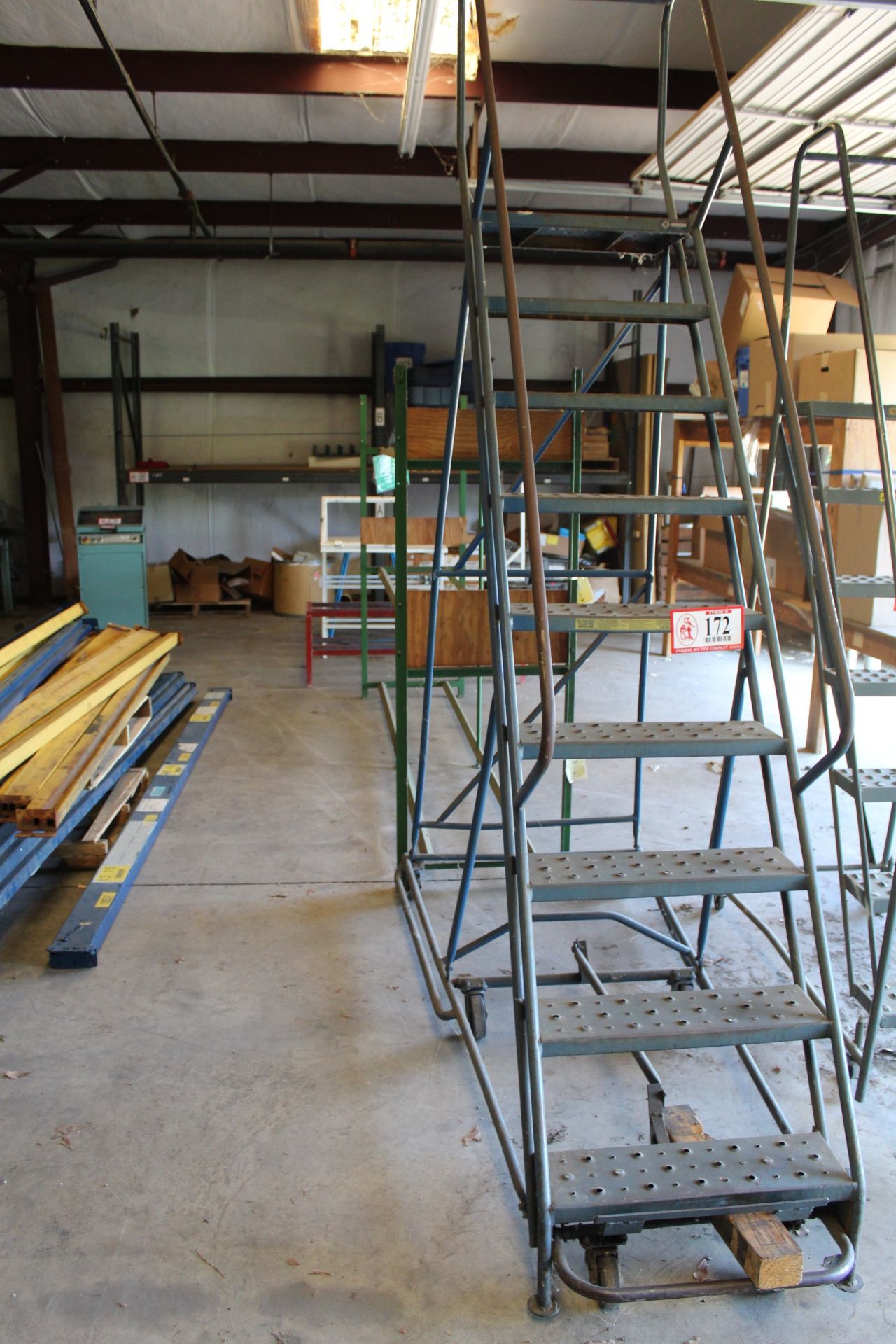 Set of Metal Warehouse Steps, 8'