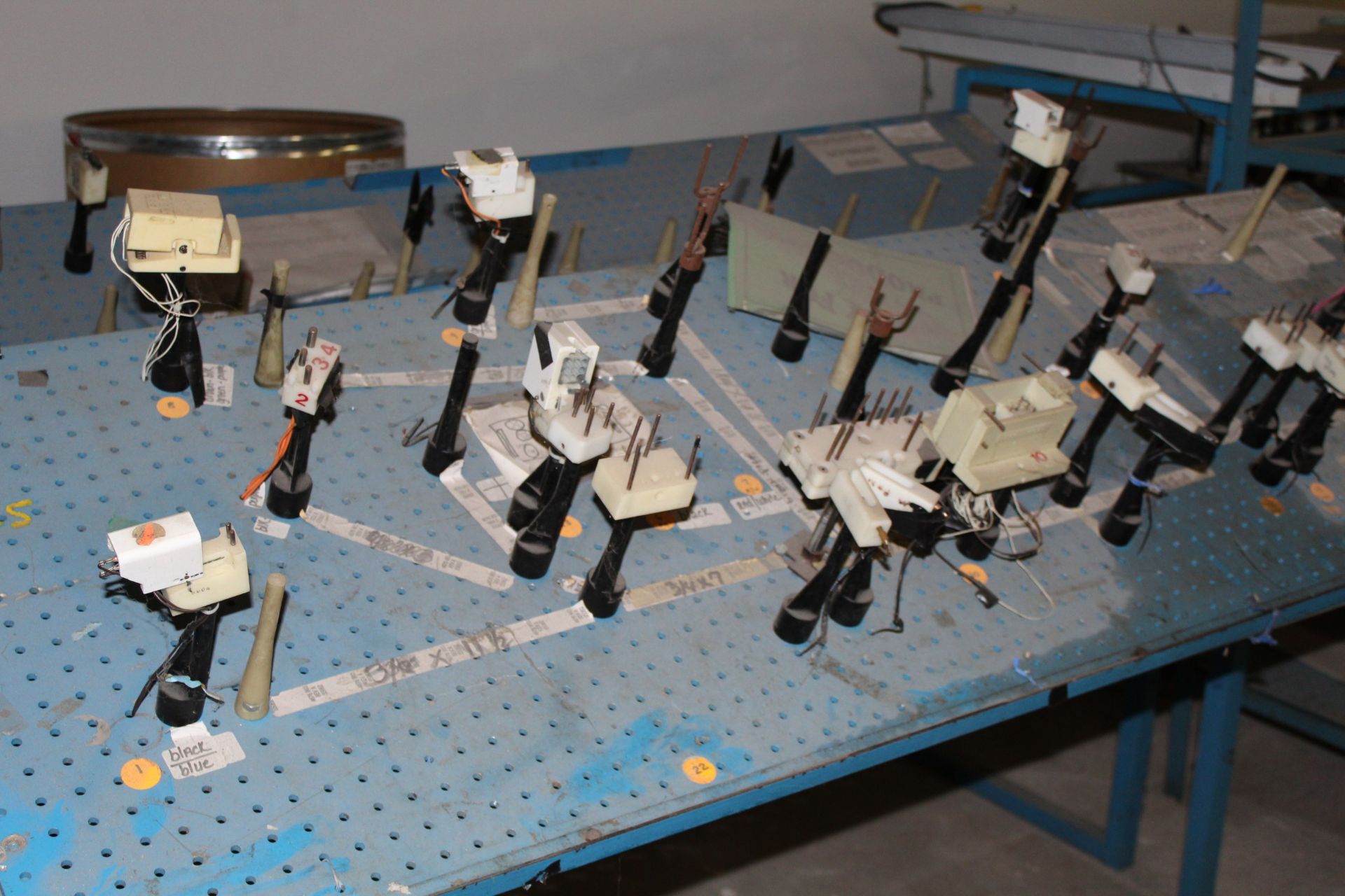(11) Metal Racks & Contents To Include: Various Sized Wire Harness, Wiring Harness Assembly Stations - Image 4 of 4