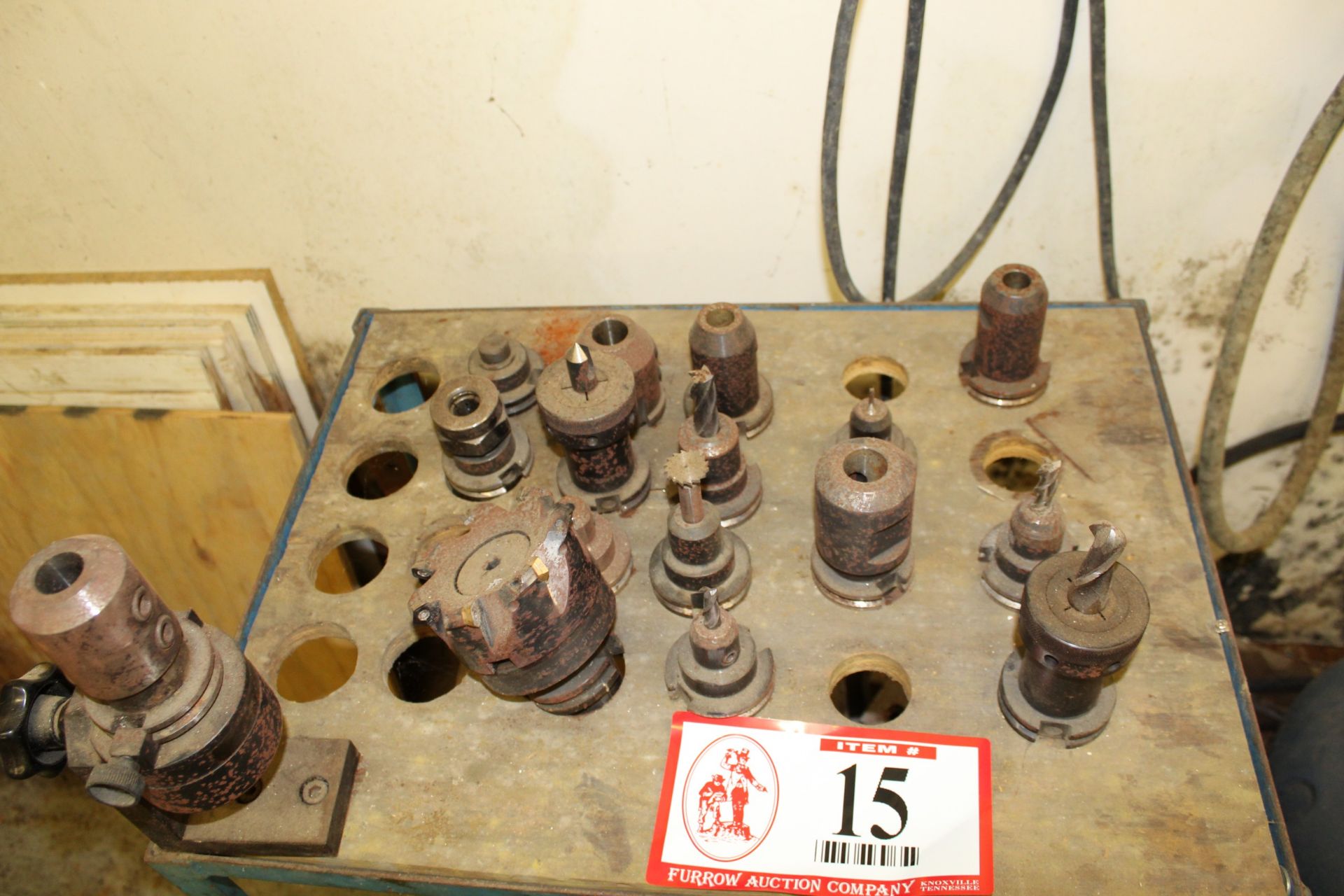 (15) CAT 40 Tool Holders w/ Various Tooling