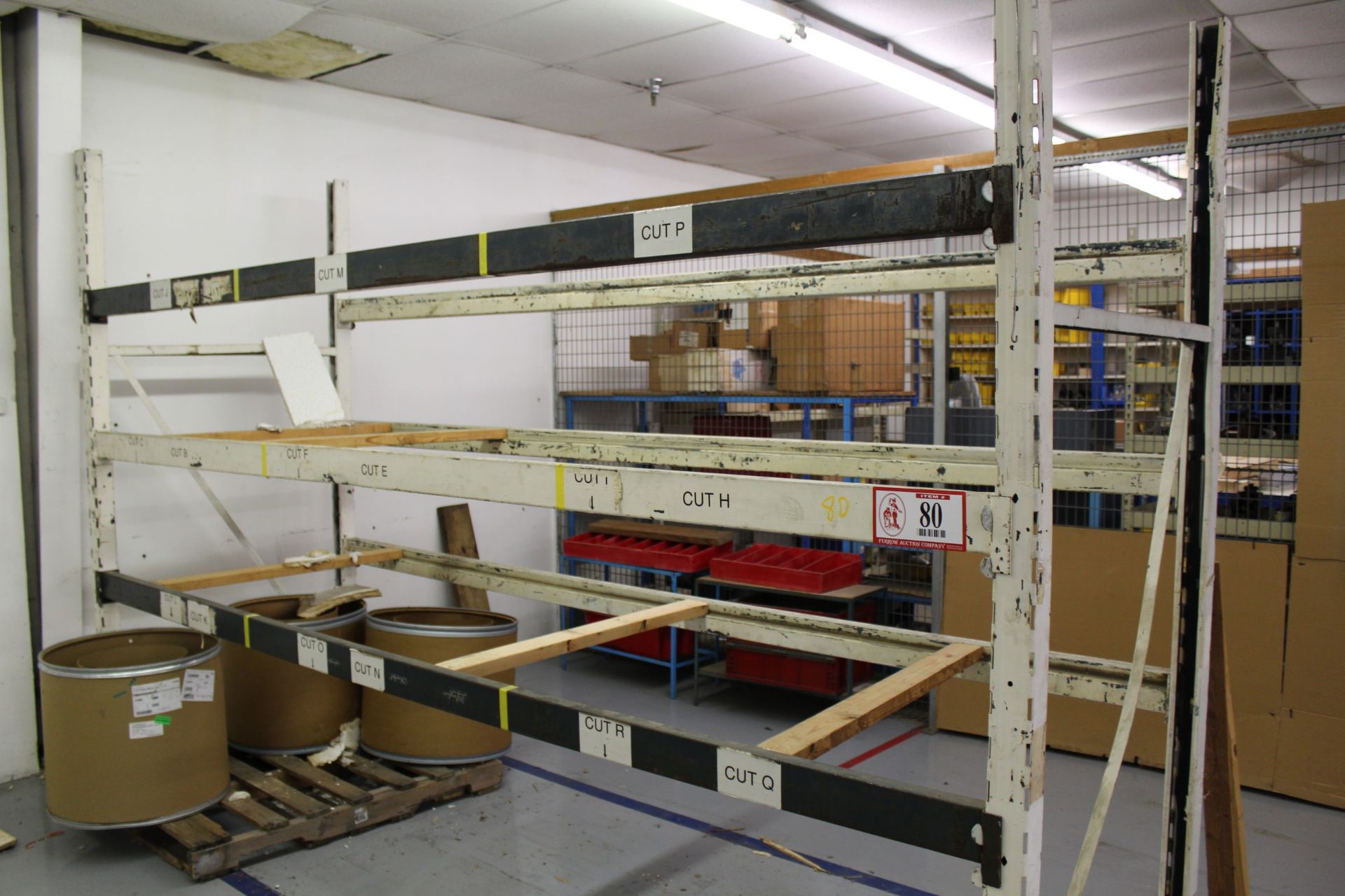 (1) Section of Pallet Racking 144" x 42" x 96"