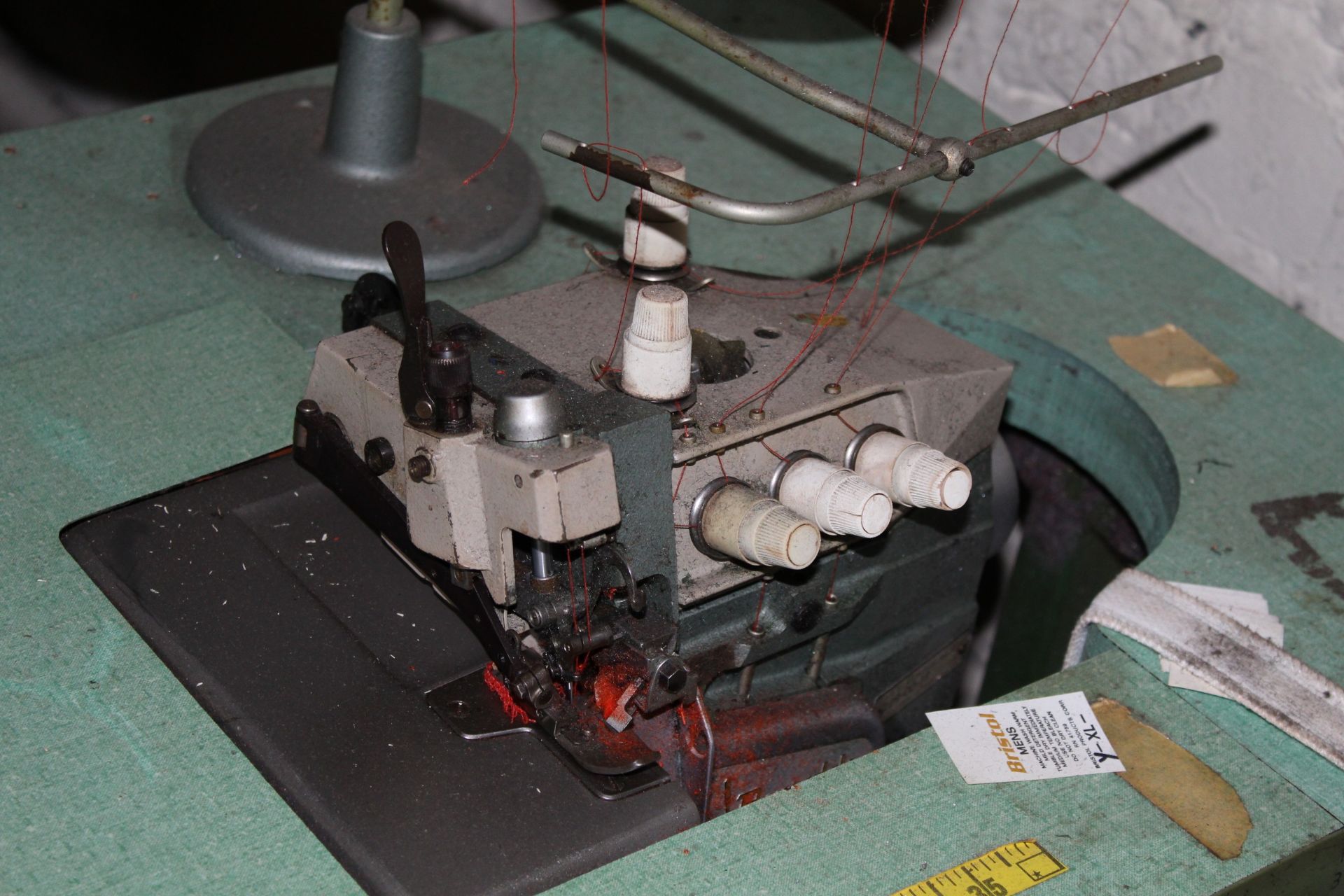 (4) Sewing Machines, (3) Rimoldi 229-00-12 & Rimoldi 327 & (1) Juki MO-2504 - Image 2 of 5